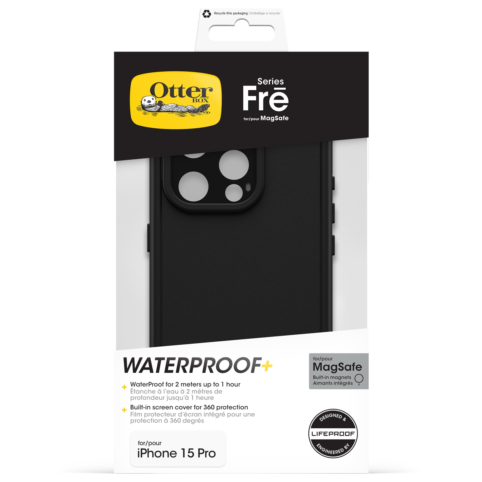 FRE MagSafe Deksel iPhone 15 Pro Black