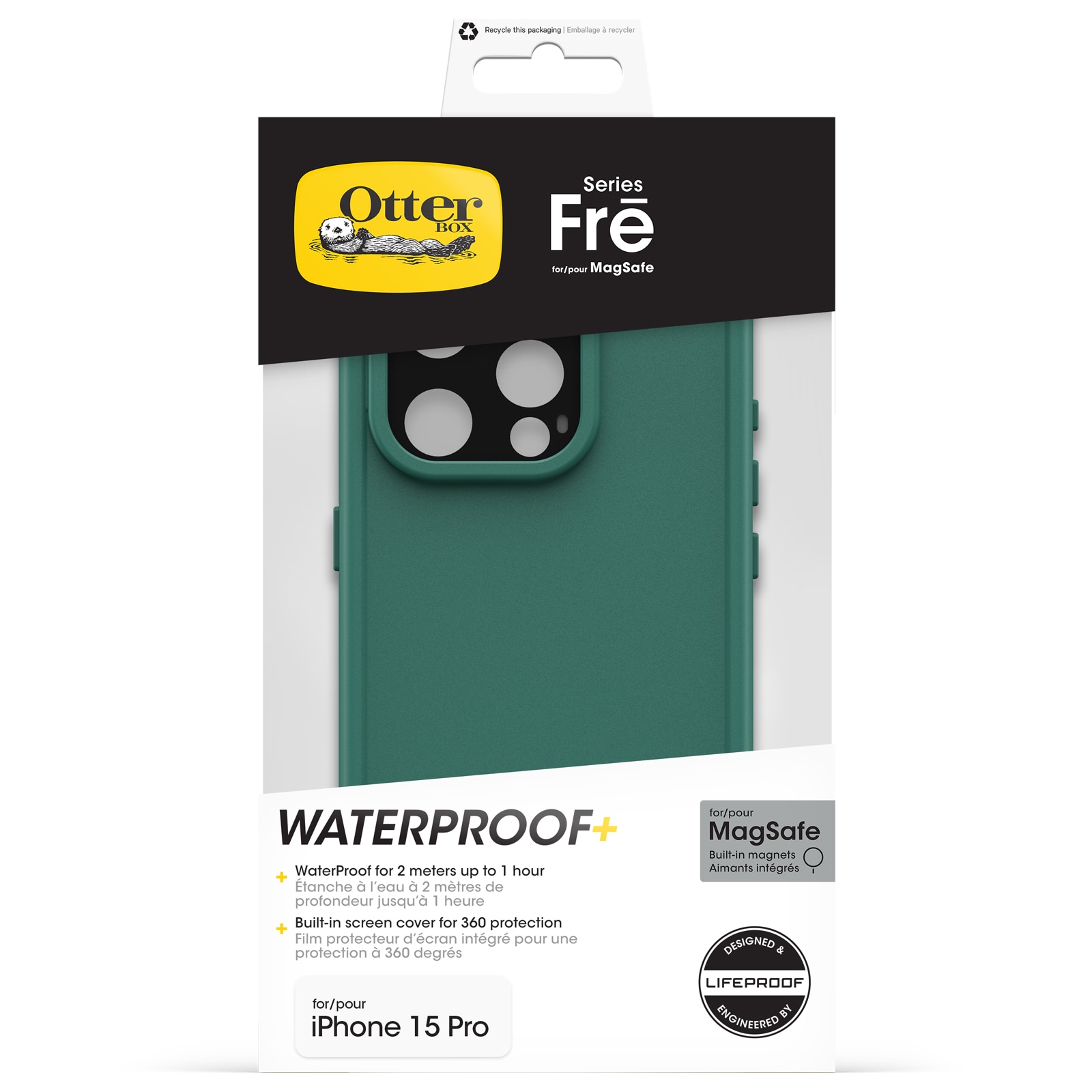 FRE MagSafe Deksel iPhone 15 Pro Grønn