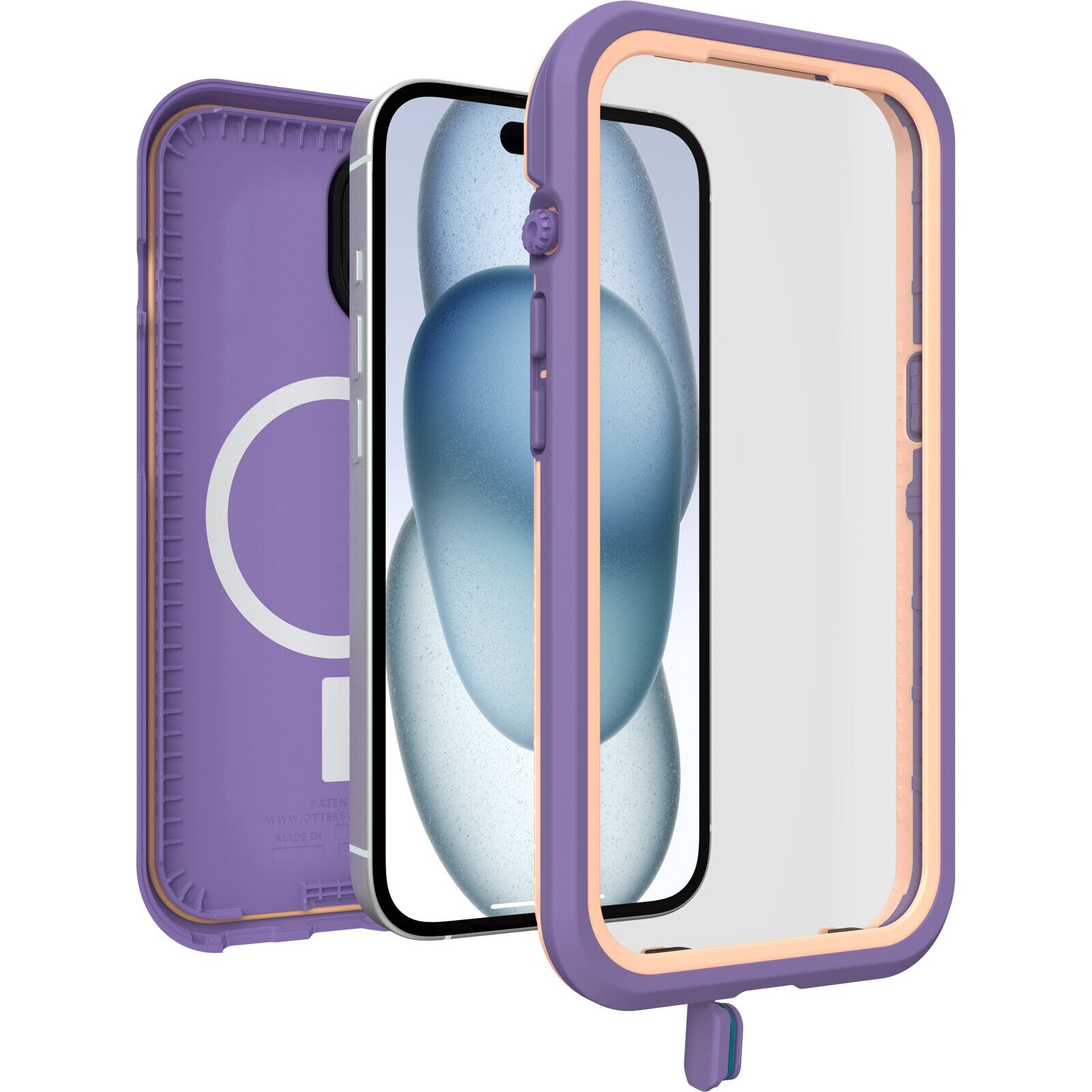 FRE MagSafe Deksel iPhone 15 Lilla