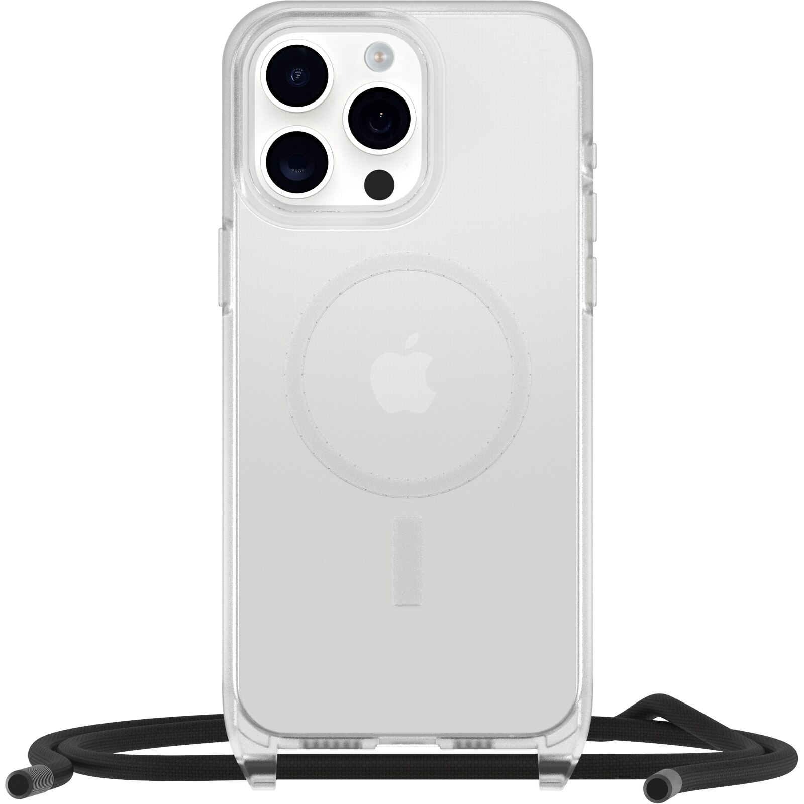 React Necklace MagSafe Deksel iPhone 15 Pro Max Clear