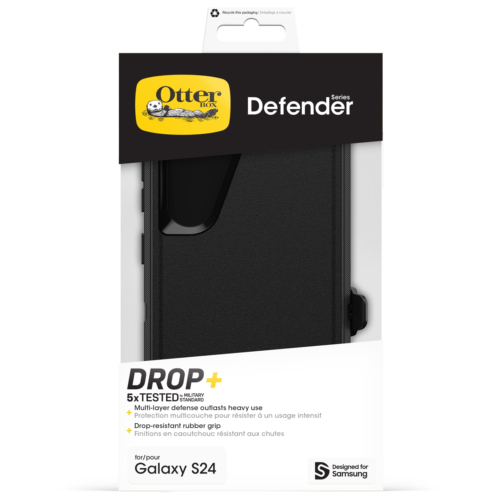 Defender Deksel Samsung Galaxy S24 svart