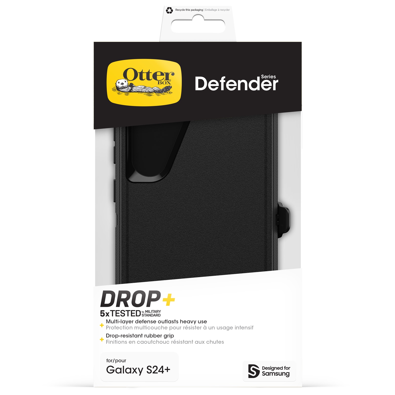 Defender Deksel Samsung Galaxy S24 Plus svart