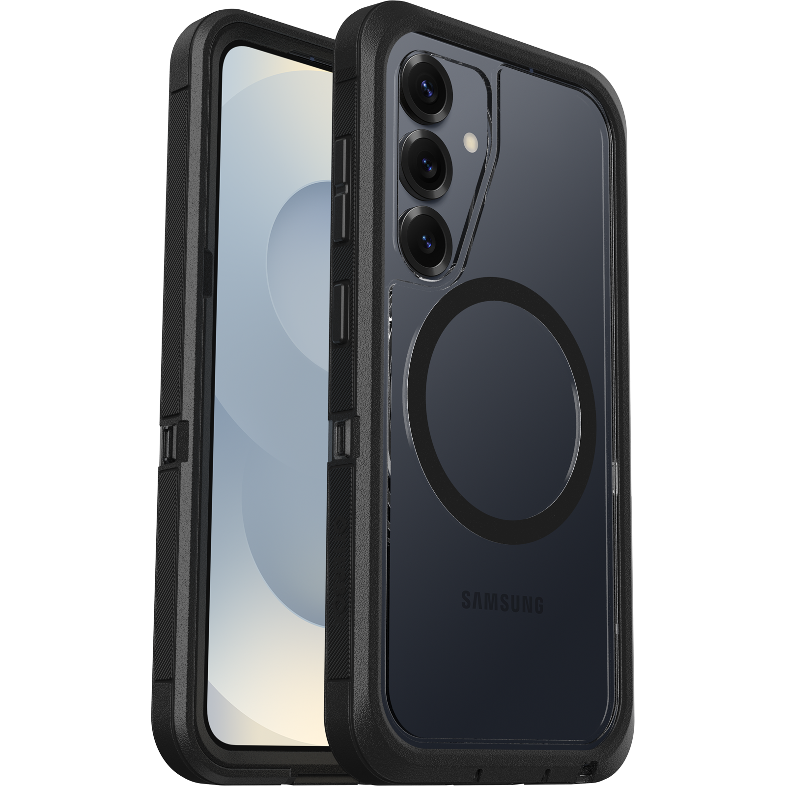 Defender XT Deksel Samsung Galaxy S25 Svart/gjennomsiktig