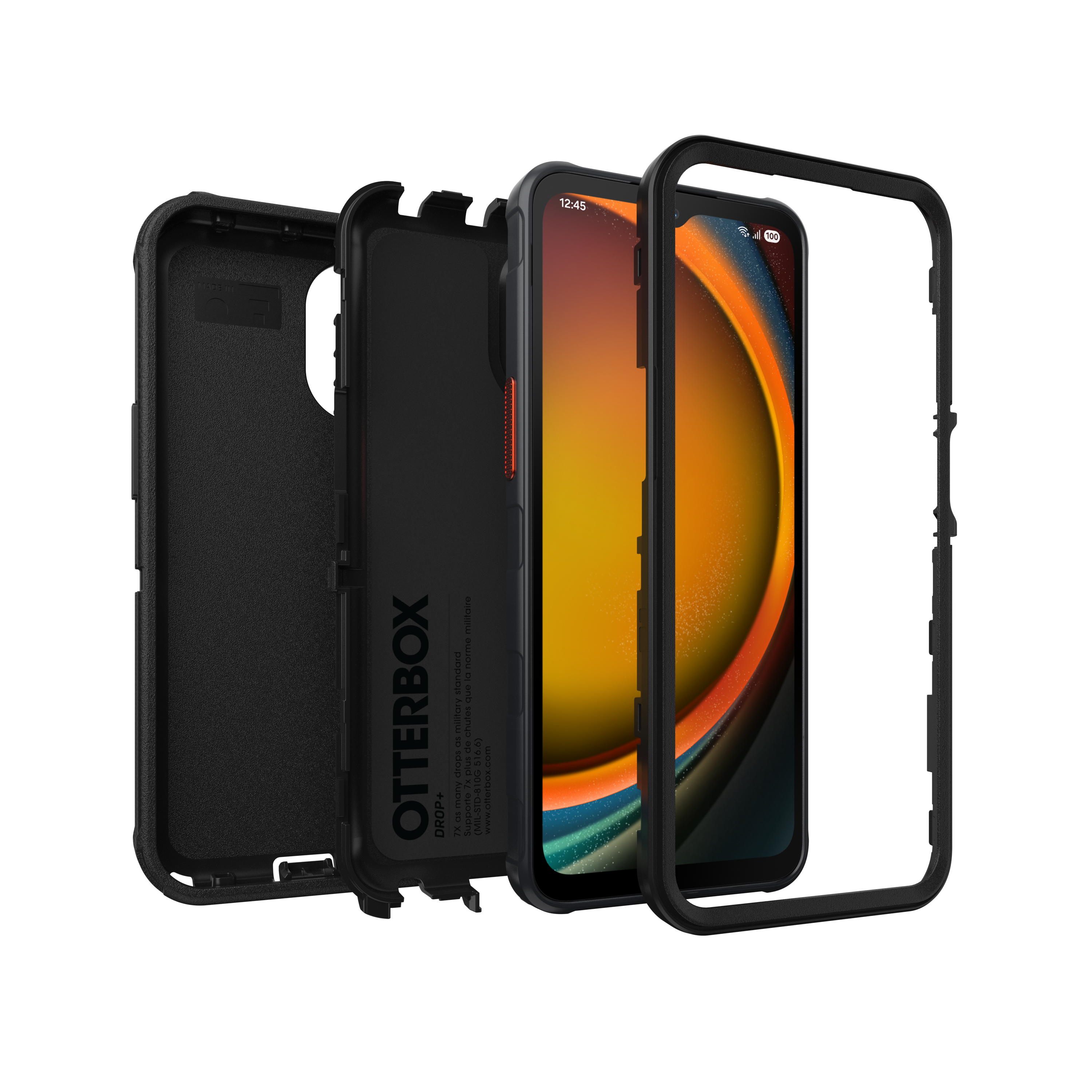 Defender Deksel Samsung Galaxy Xcover 7 Pro Svart