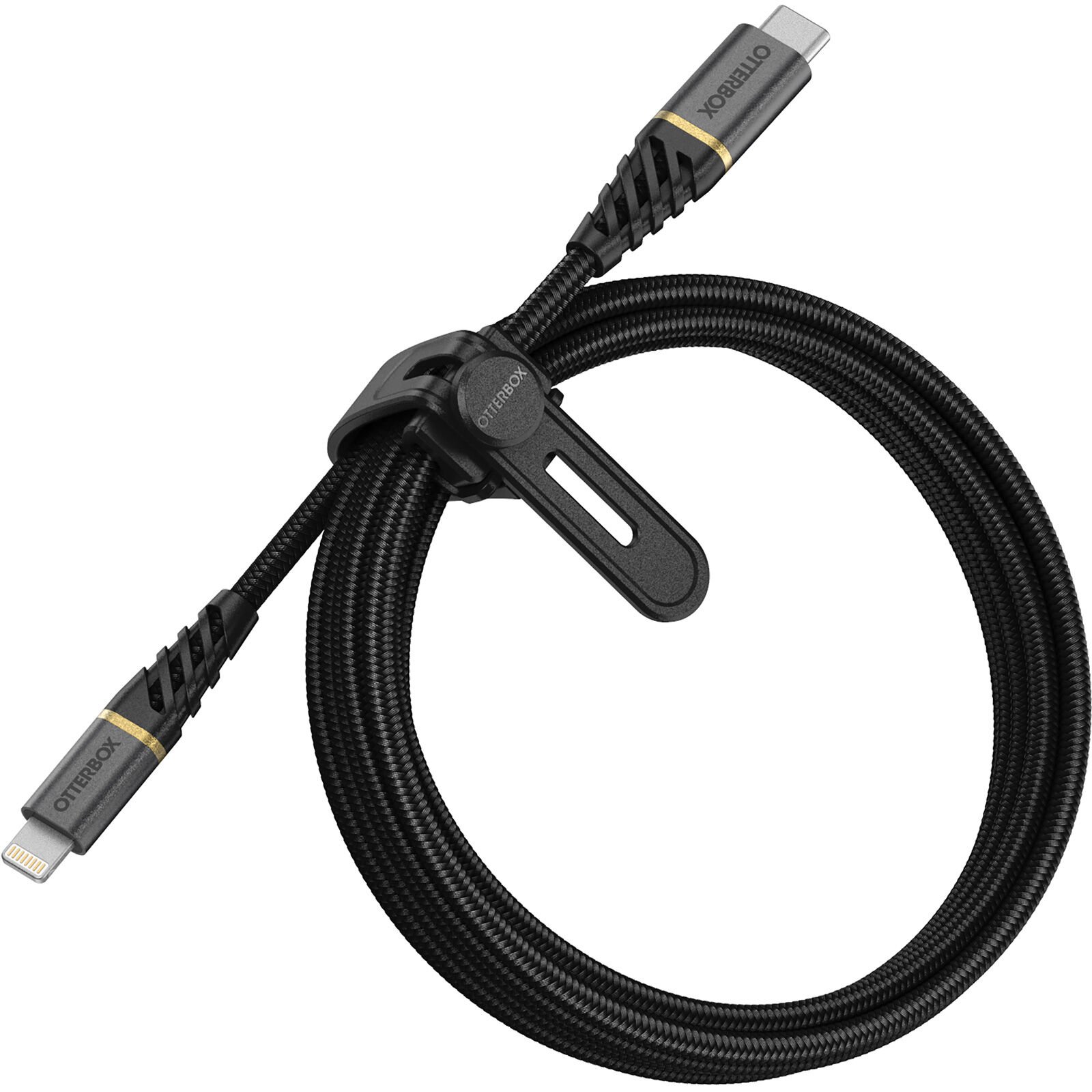 Premium kabel USB-C -> Lightning svart