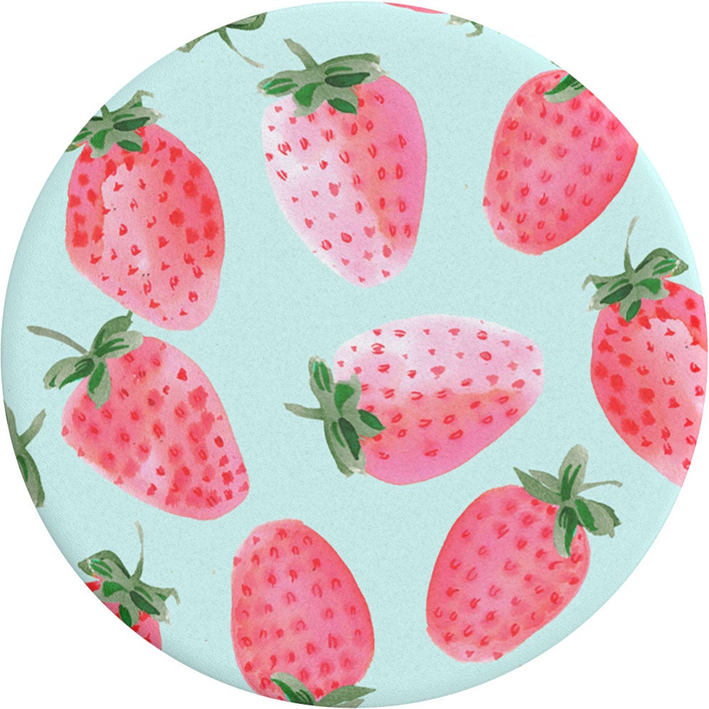 PopGrip Holder/stativ - Strawberry Rain