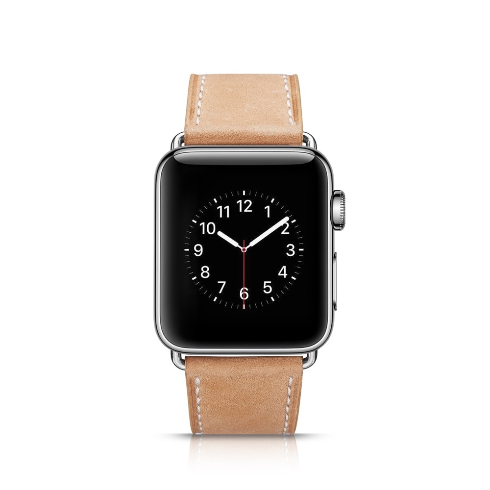 Apple Watch 45mm Series 7 Reim Lær khaki