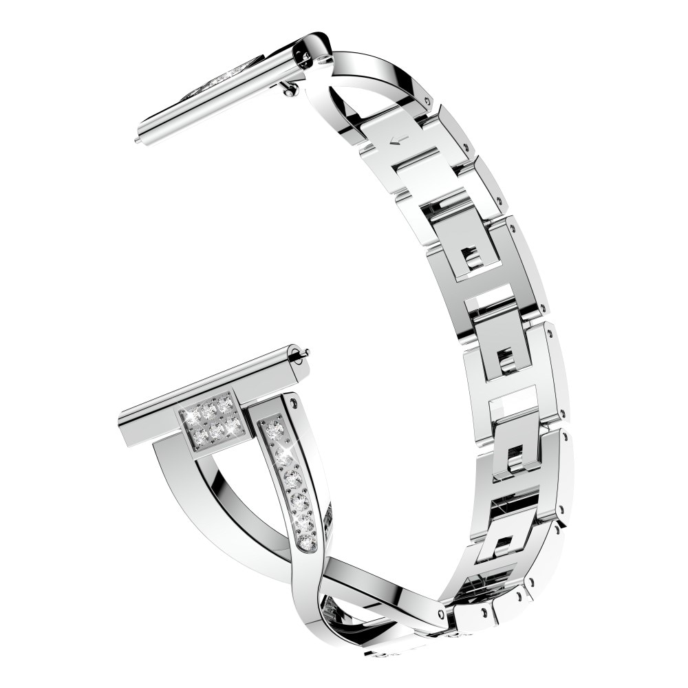 Crystal Bracelet Garmin Forerunner 165 sølv