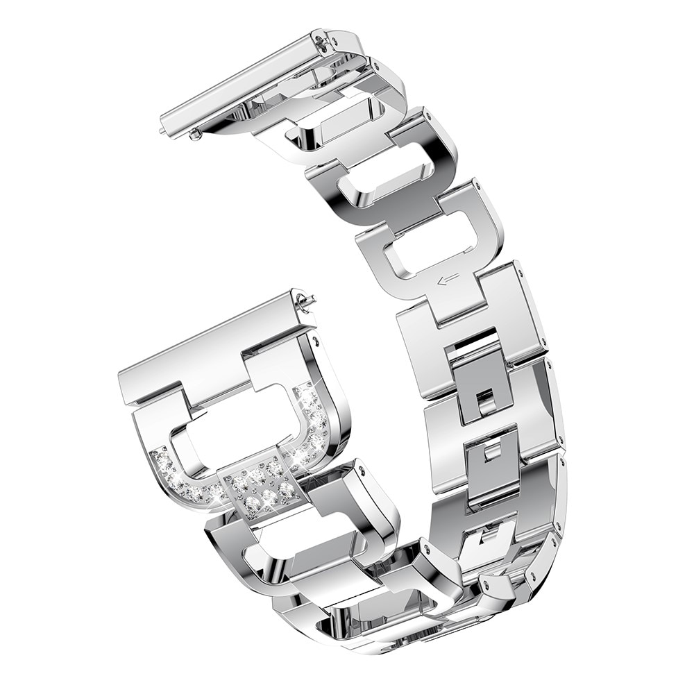 Rhinestone Bracelet Garmin Venu Sq/Sq 2 Silver