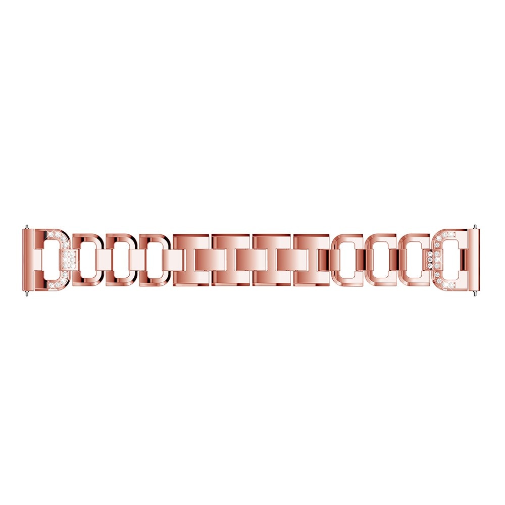 Rhinestone Bracelet Garmin Vivomove Style rosegull