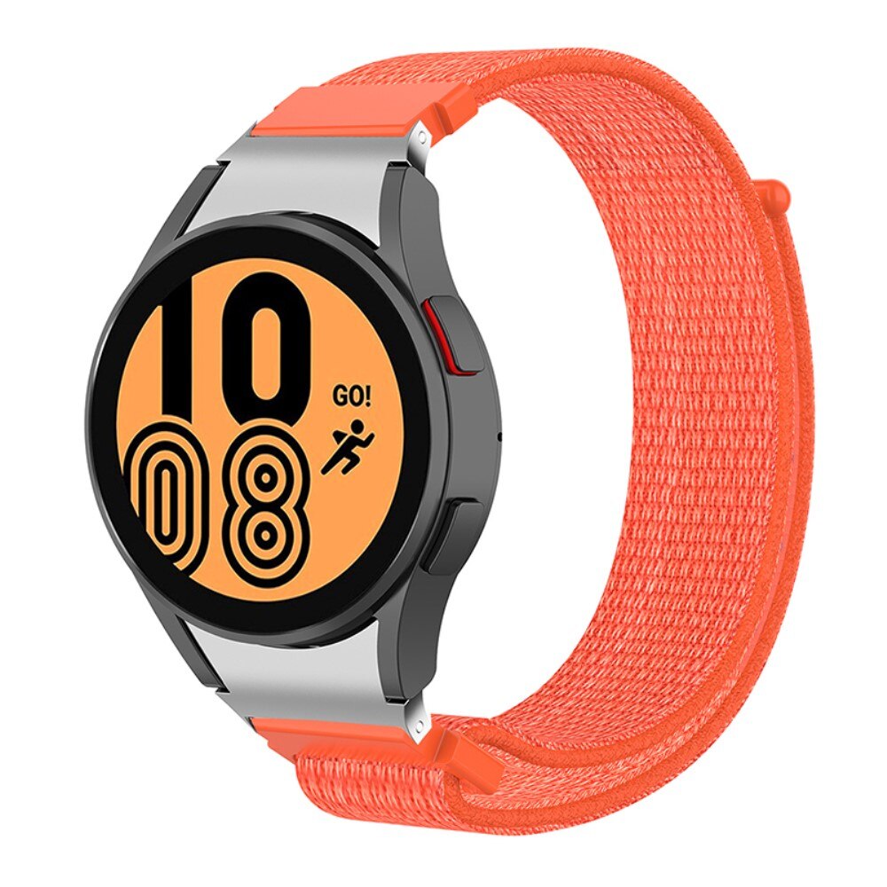 Samsung Galaxy Watch 6 Classic 43mm Full Fit Nylon Reim oransje