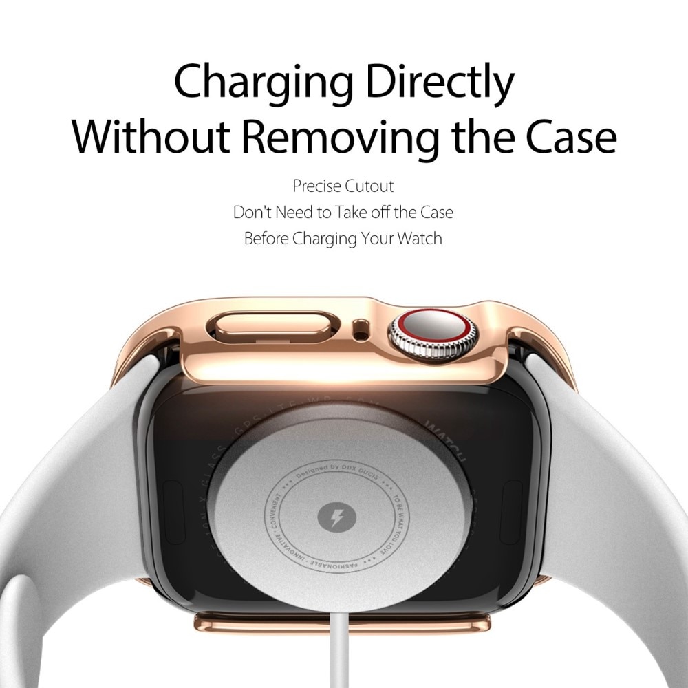 Solid Shockproof Case Apple Watch 44mm Rose Gold