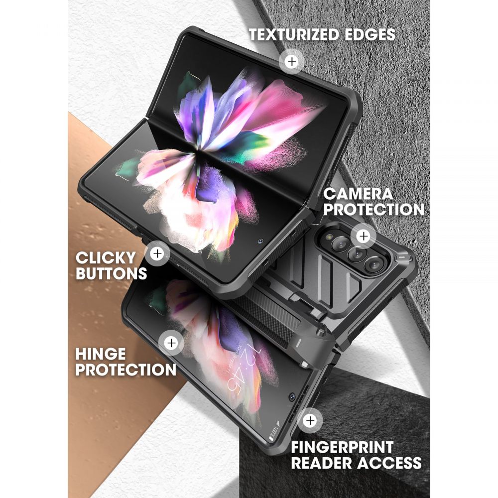 Unicorn Beetle Pro Case Samsung Galaxy Z Fold 3 Black