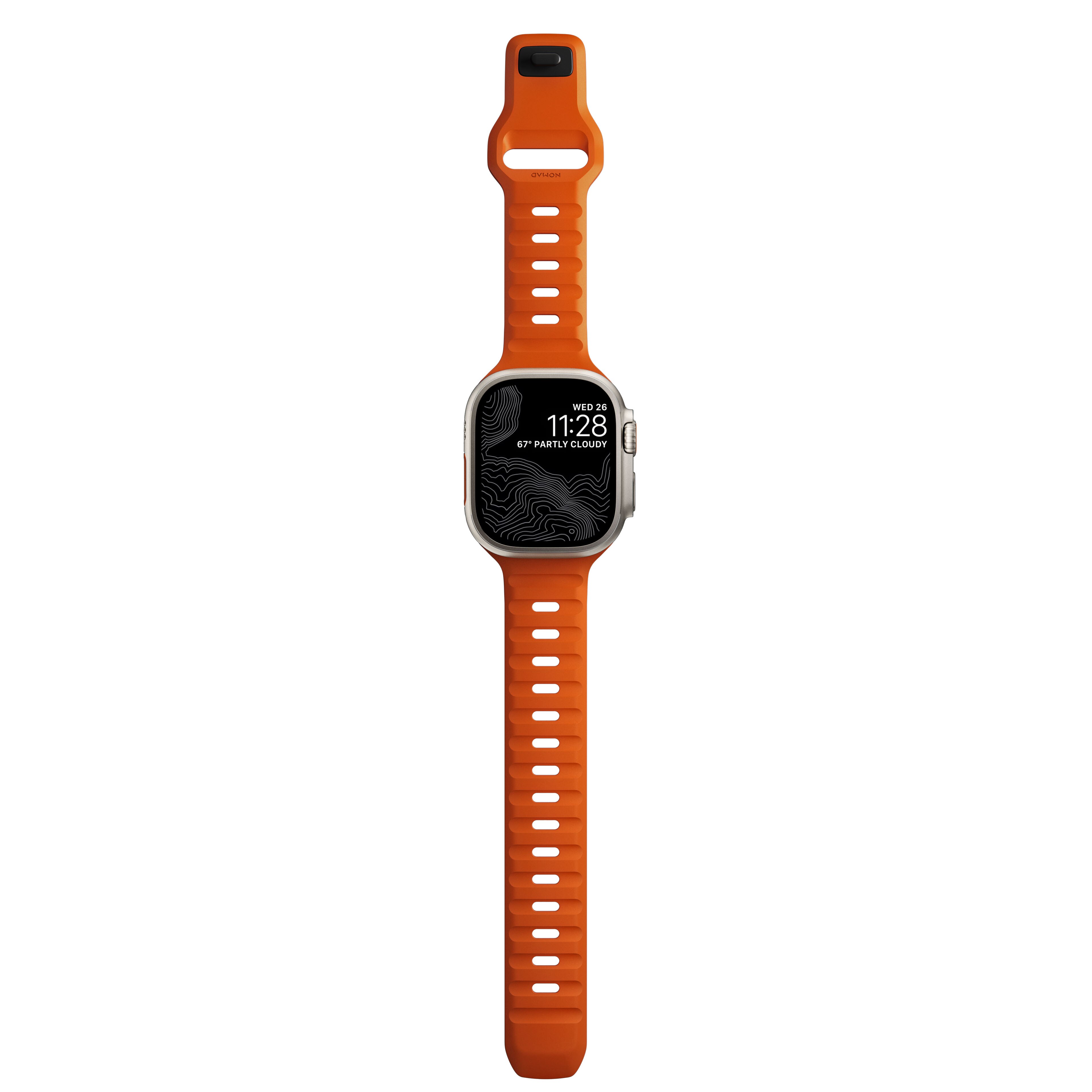 Apple Watch 44mm Sport Band Ultra Orange