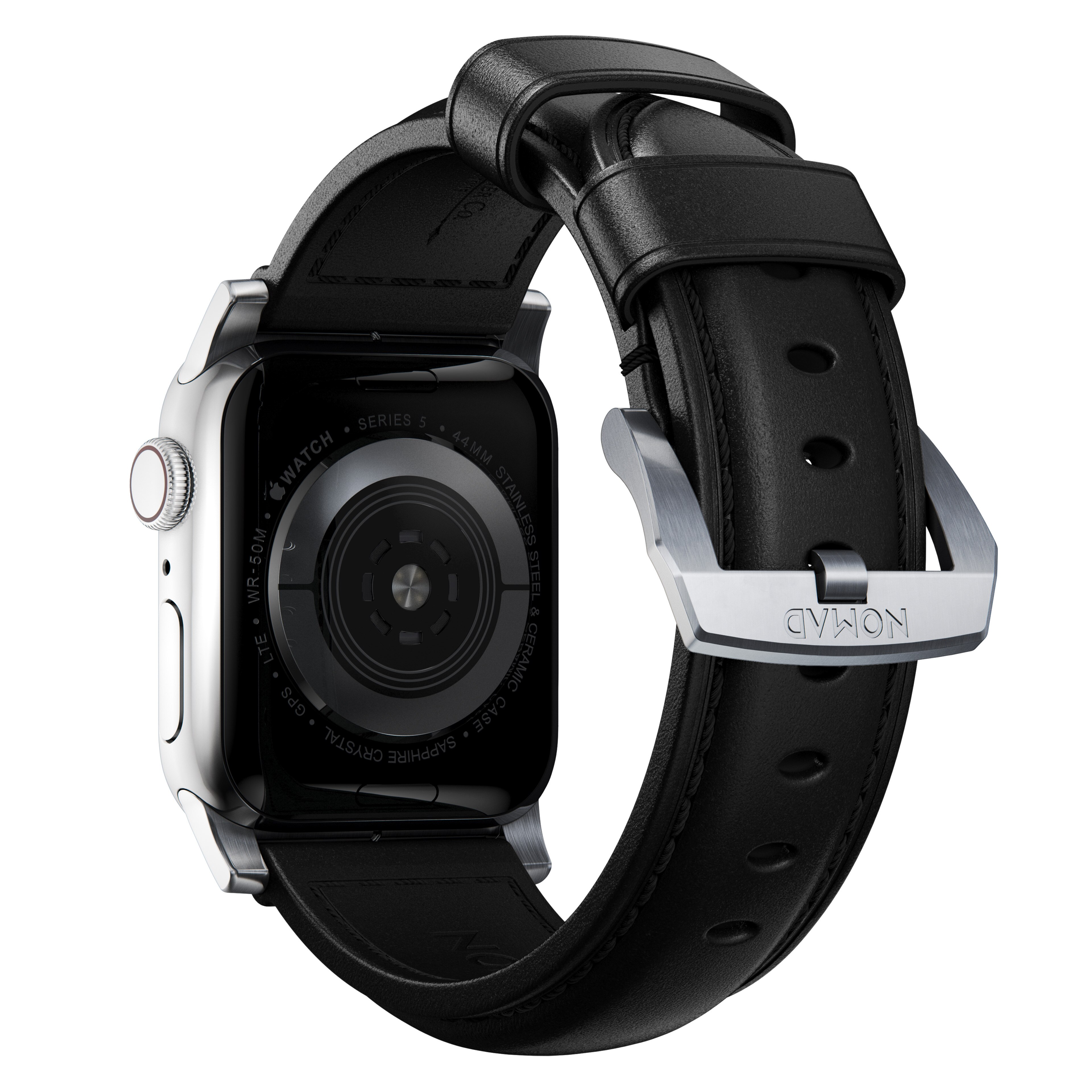 Traditional Band Apple Watch Ultra 2 49mm RBlack (Silver Hardware)