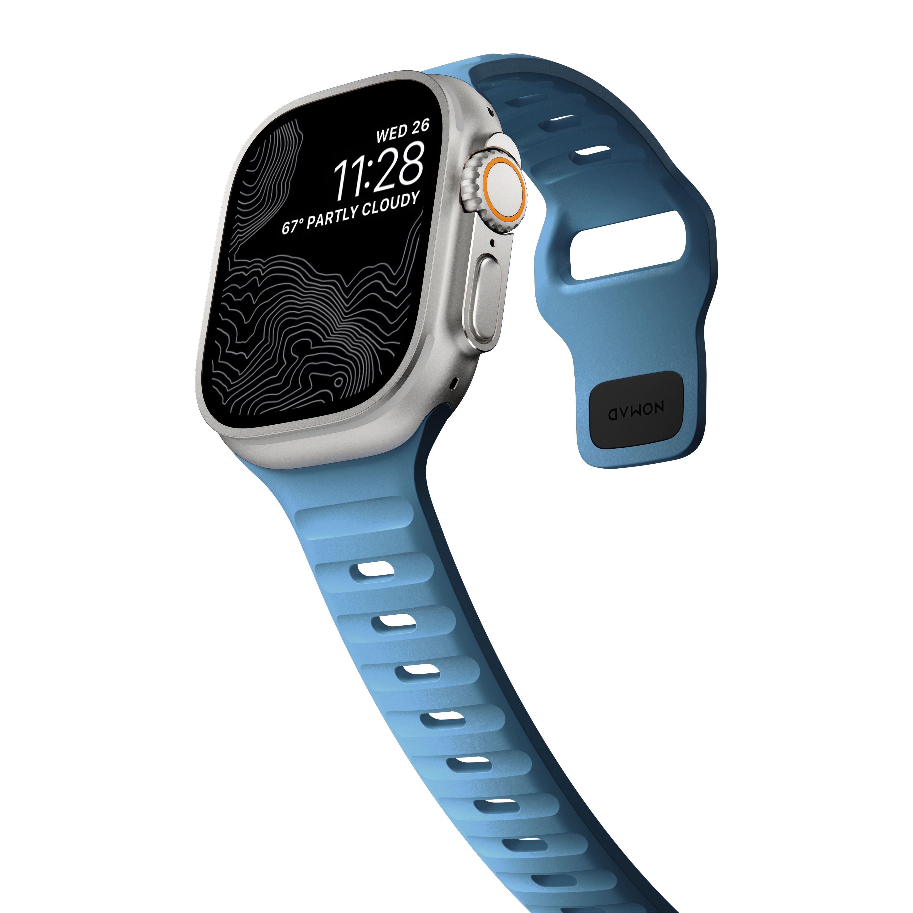 Apple Watch 44mm Sport Band Electric Blue