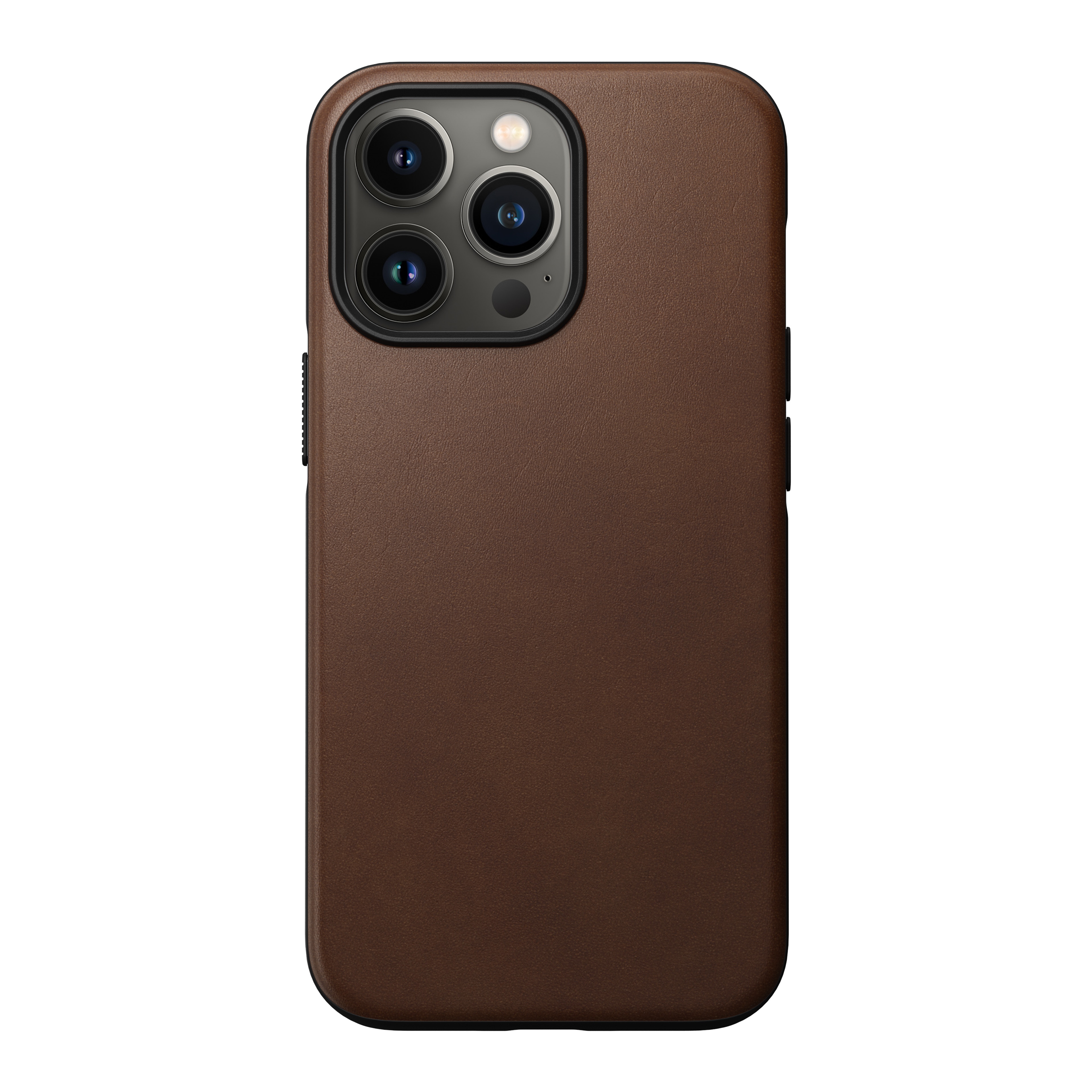 iPhone 13 Pro Modern Case Harween Leather Rustic Brown
