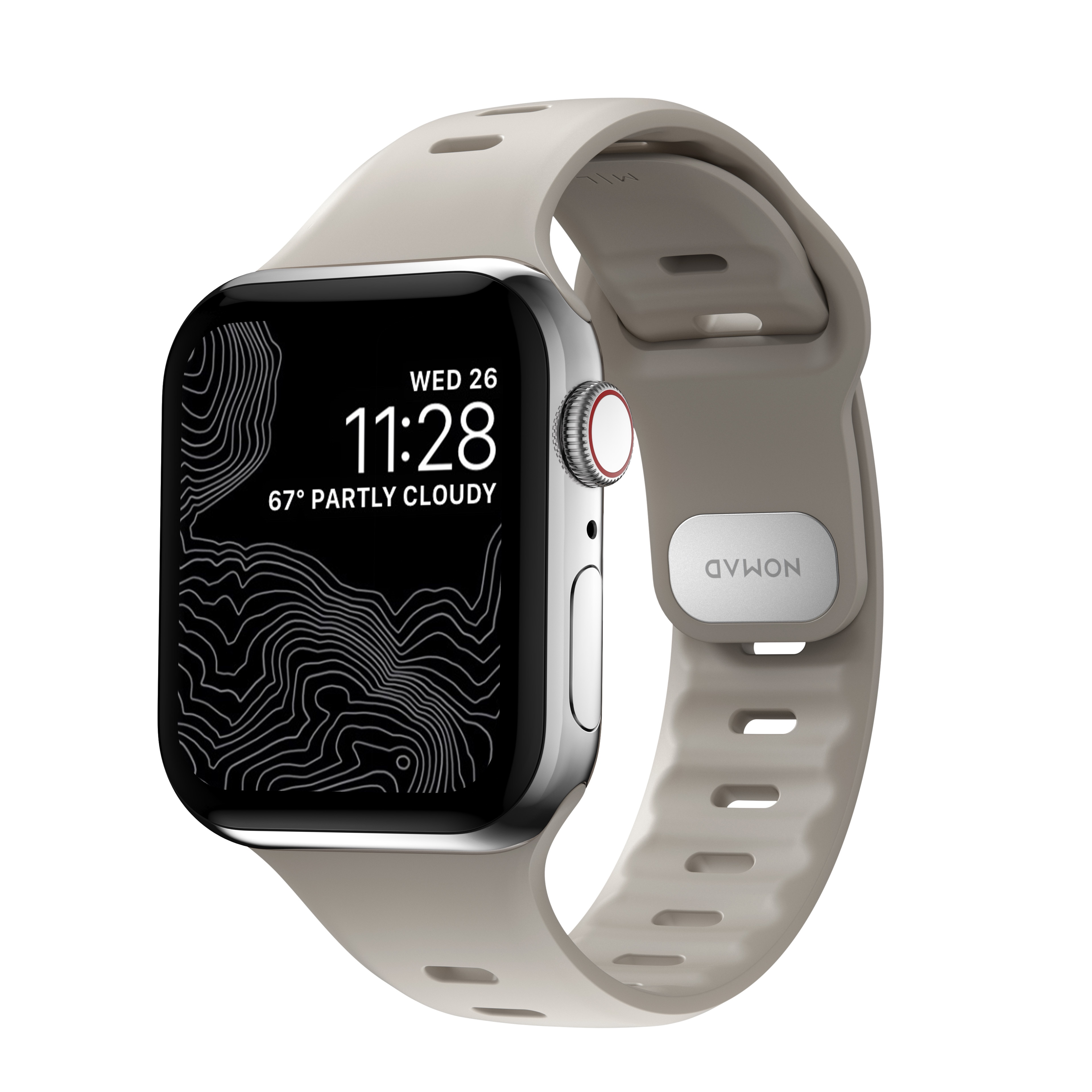 Apple Watch SE 44mm Sport Band Slim Bone