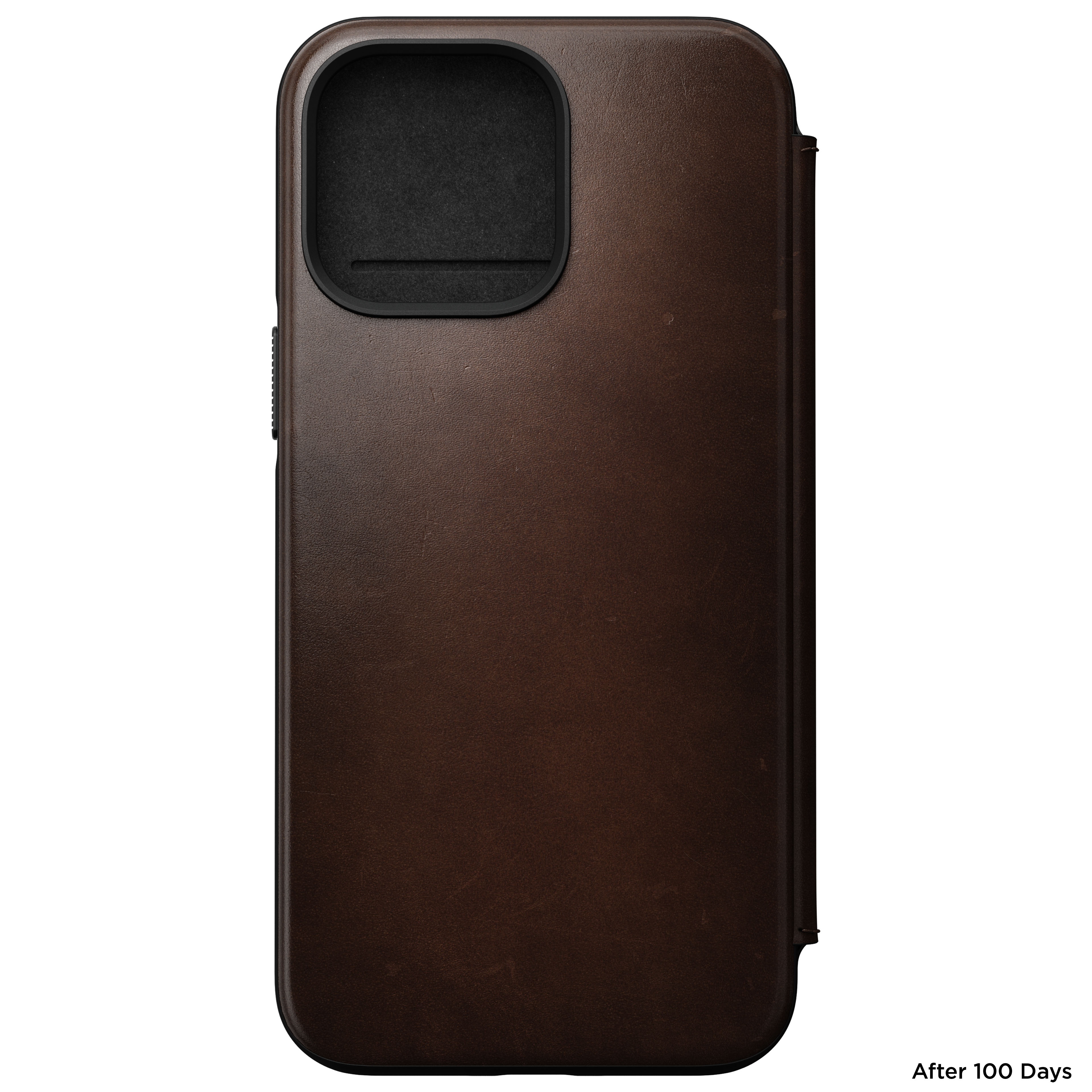 iPhone 14 Pro Max Modern Horween Leather Folio MagSafe Rustic Brown