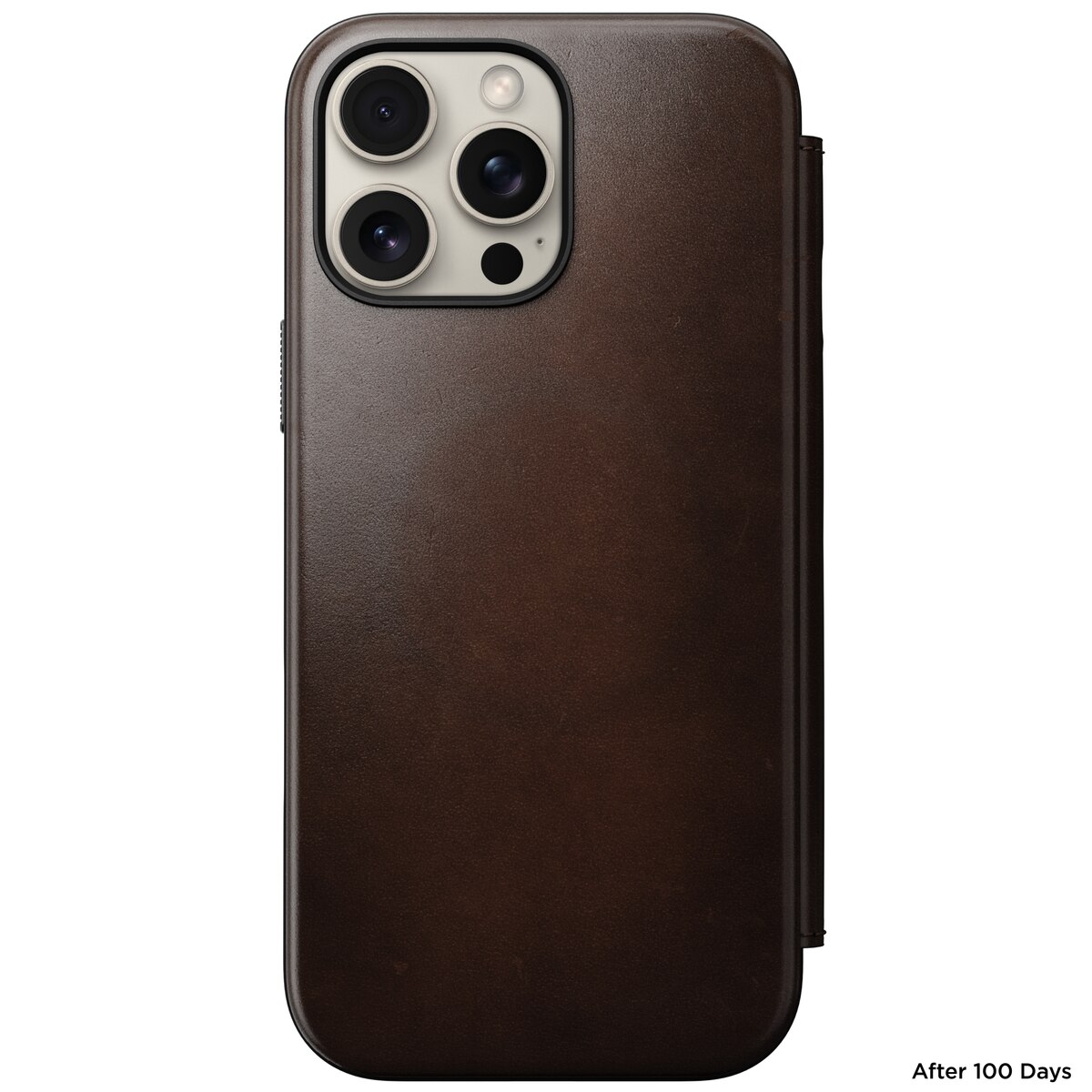 iPhone 16 Pro Max Modern Horween Leather Folio MagSafe Rustic Brown