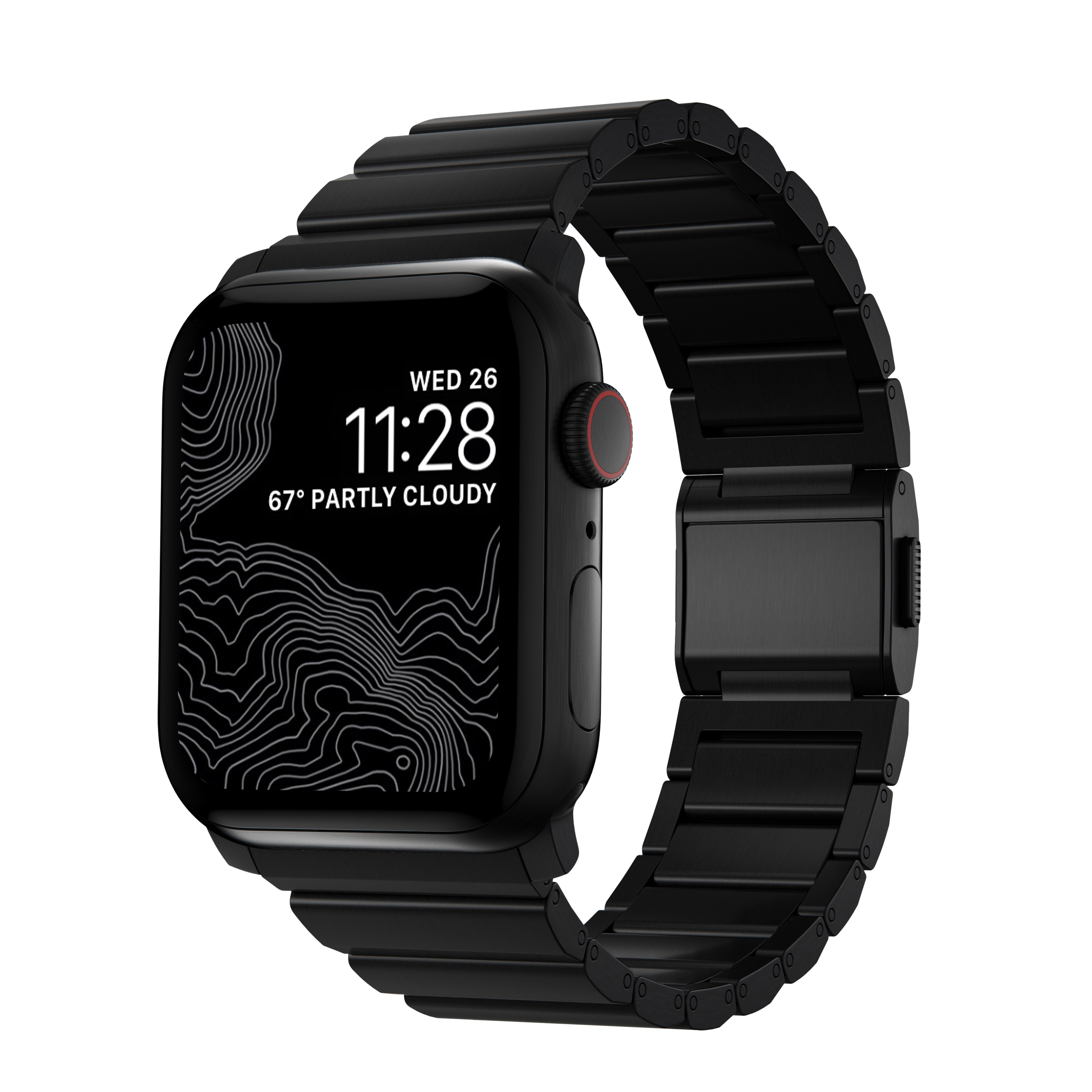 Titanium Band Apple Watch SE 44mm Black