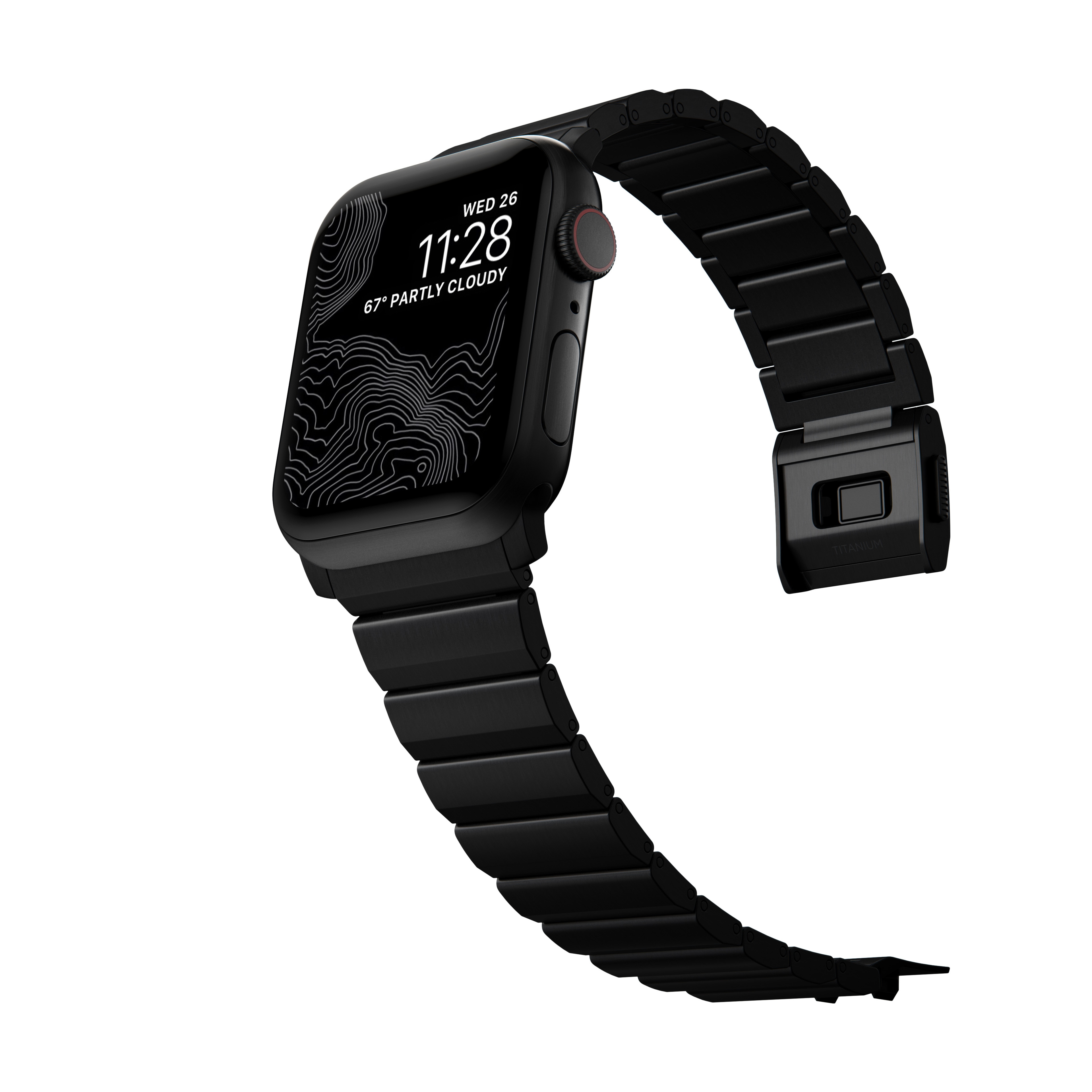 Titanium Band Apple Watch SE 44mm Black