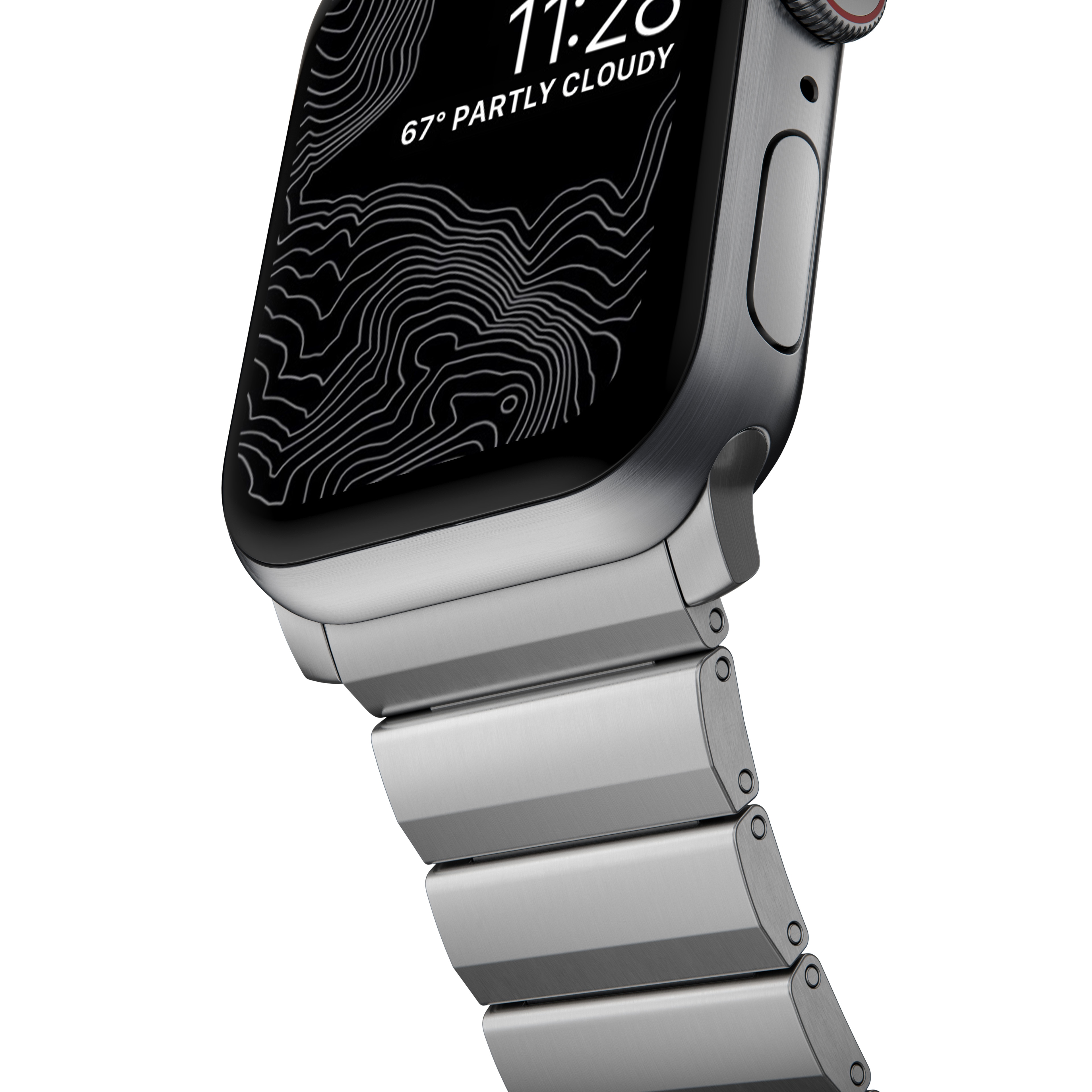 Titanium Band Apple Watch SE 44mm Silver