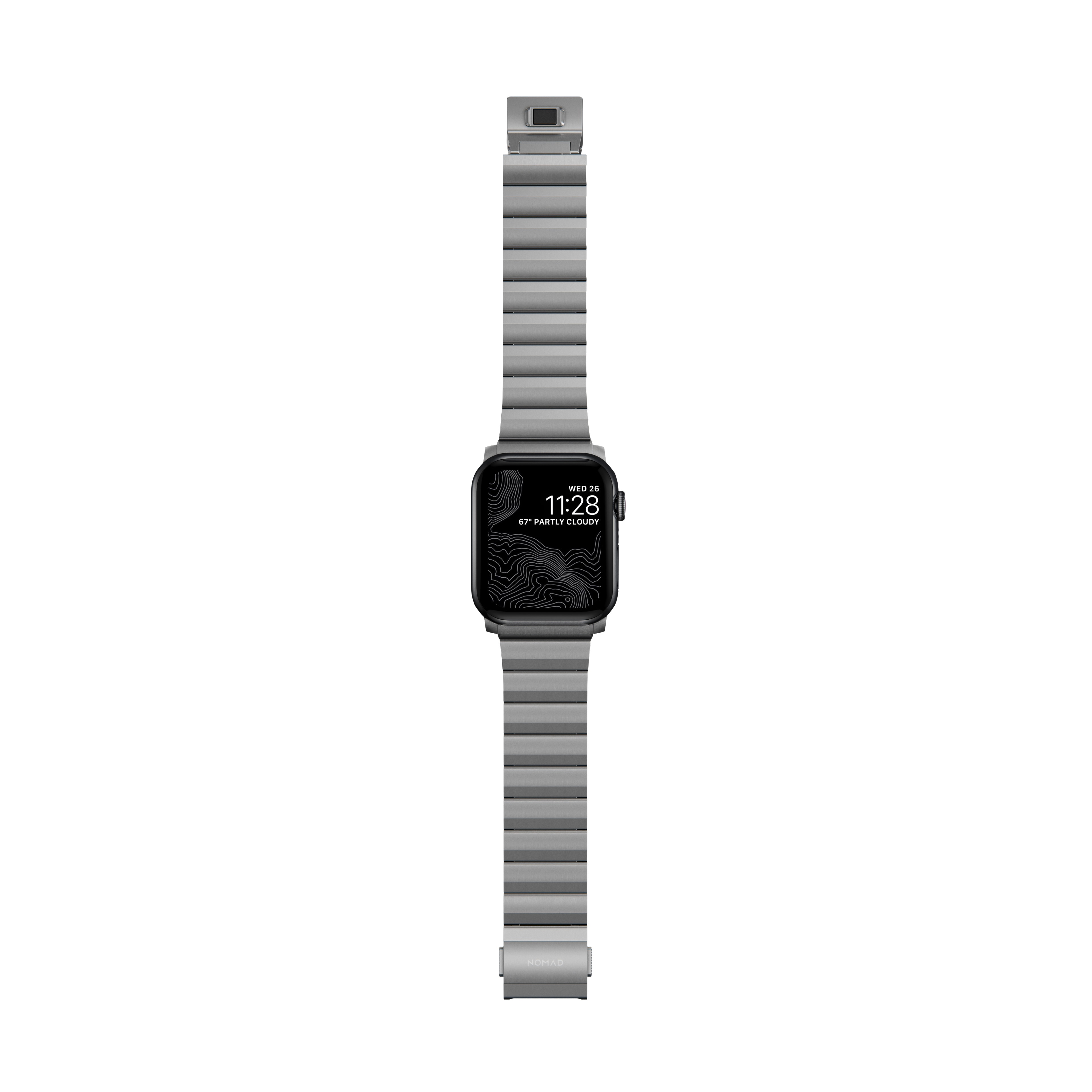 Titanium Band Apple Watch 44mm Silver