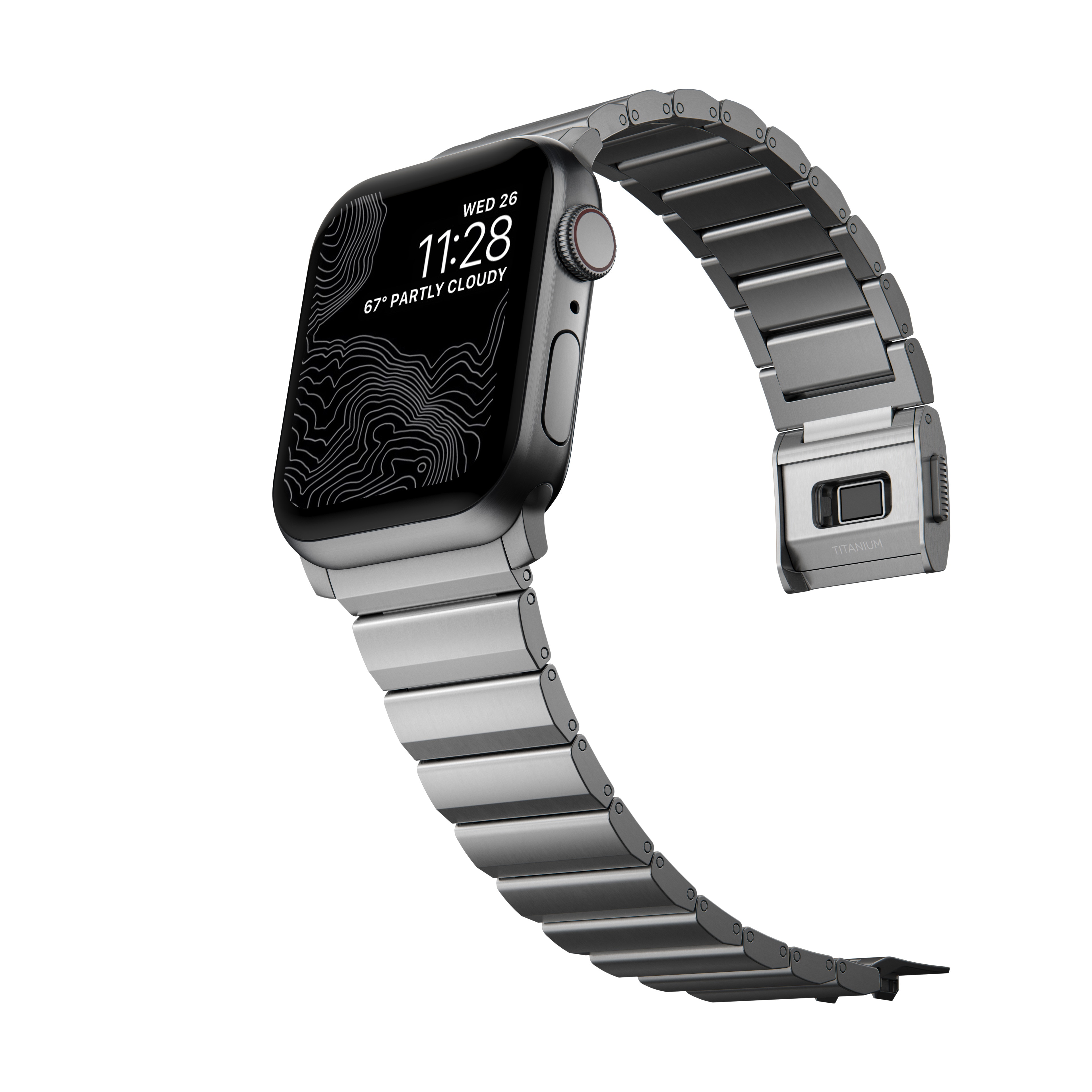 Titanium Band Apple Watch 41mm Series 8 Silver