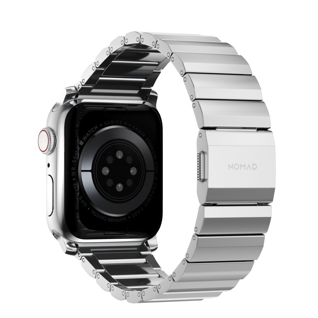 Steel Band Apple Watch 45mm Series 7 Silver