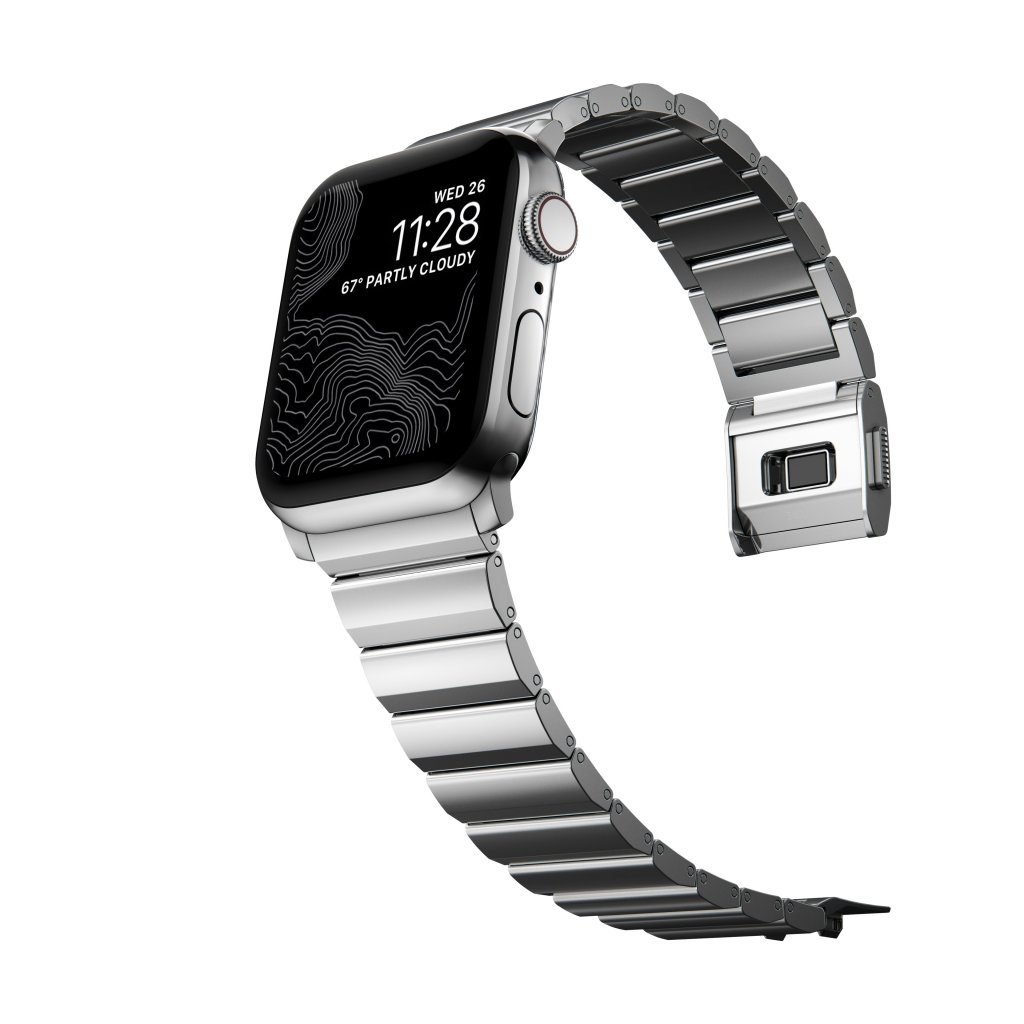 Steel Band Apple Watch 41mm Series 8 Silver