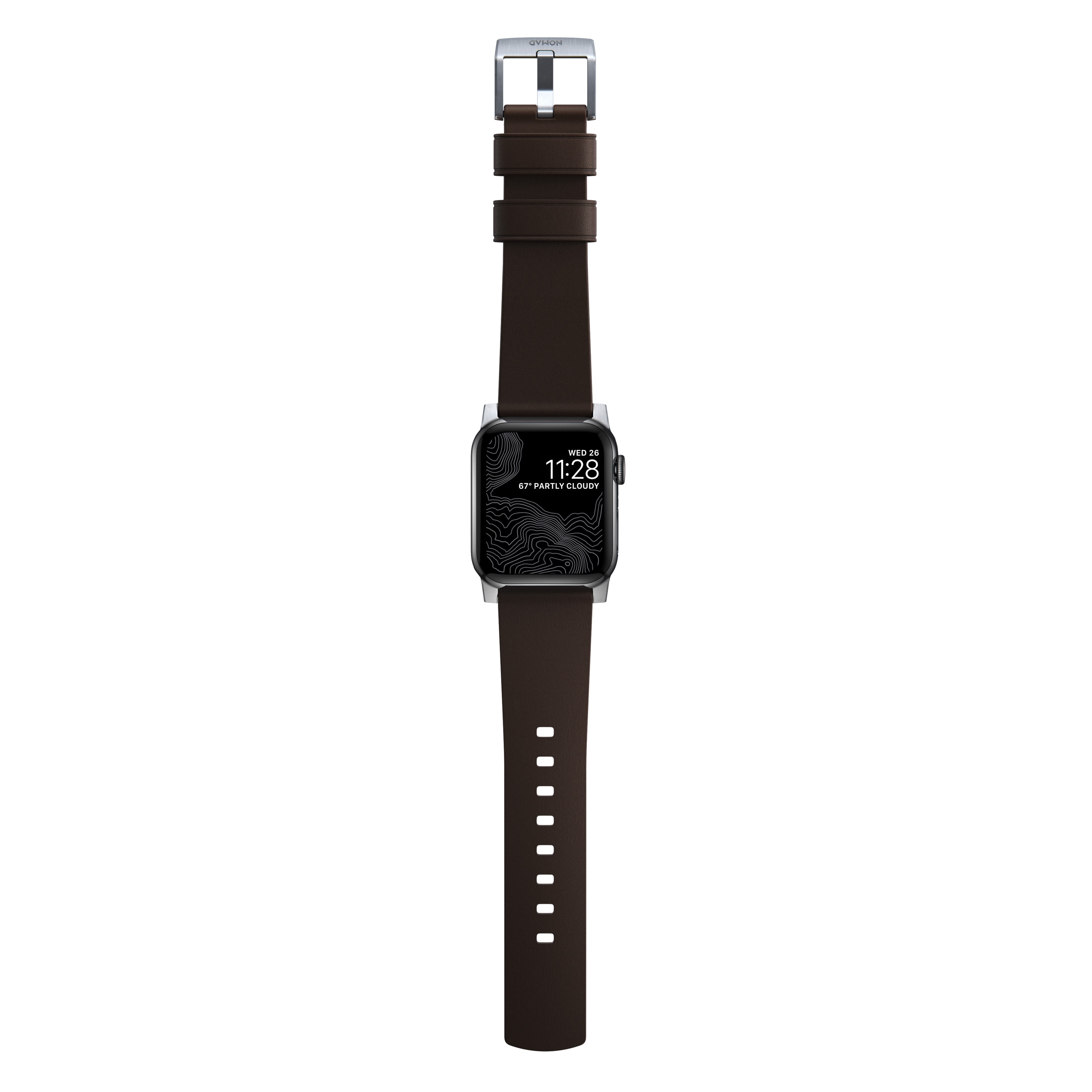 Active Band Pro Apple Watch Ultra 49mm Classic Brown (Silver Hardware)