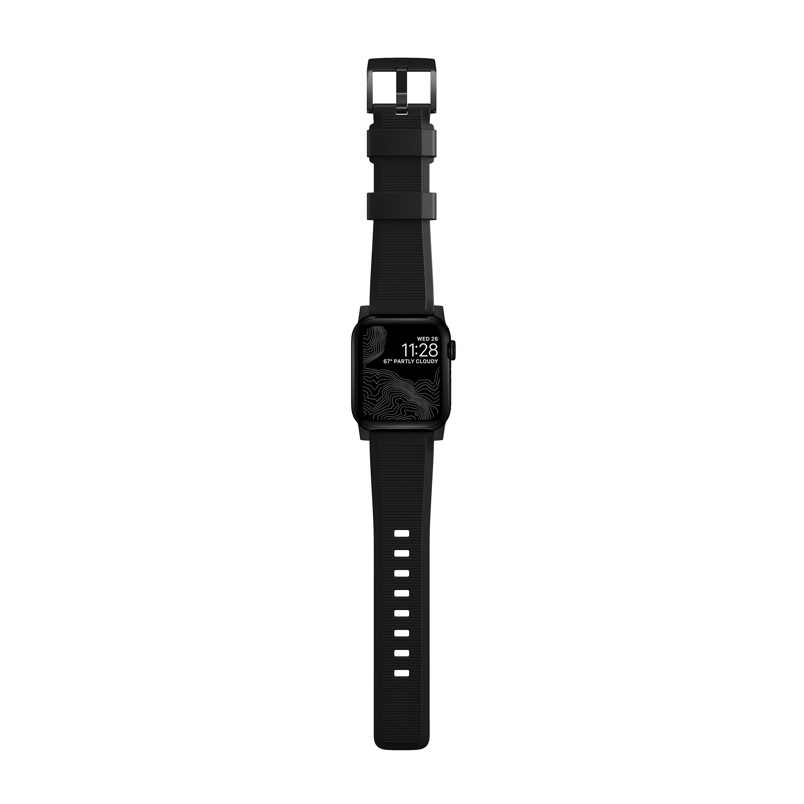 Apple Watch 41mm Series 9 Rugged Band Black (Black Hardware)