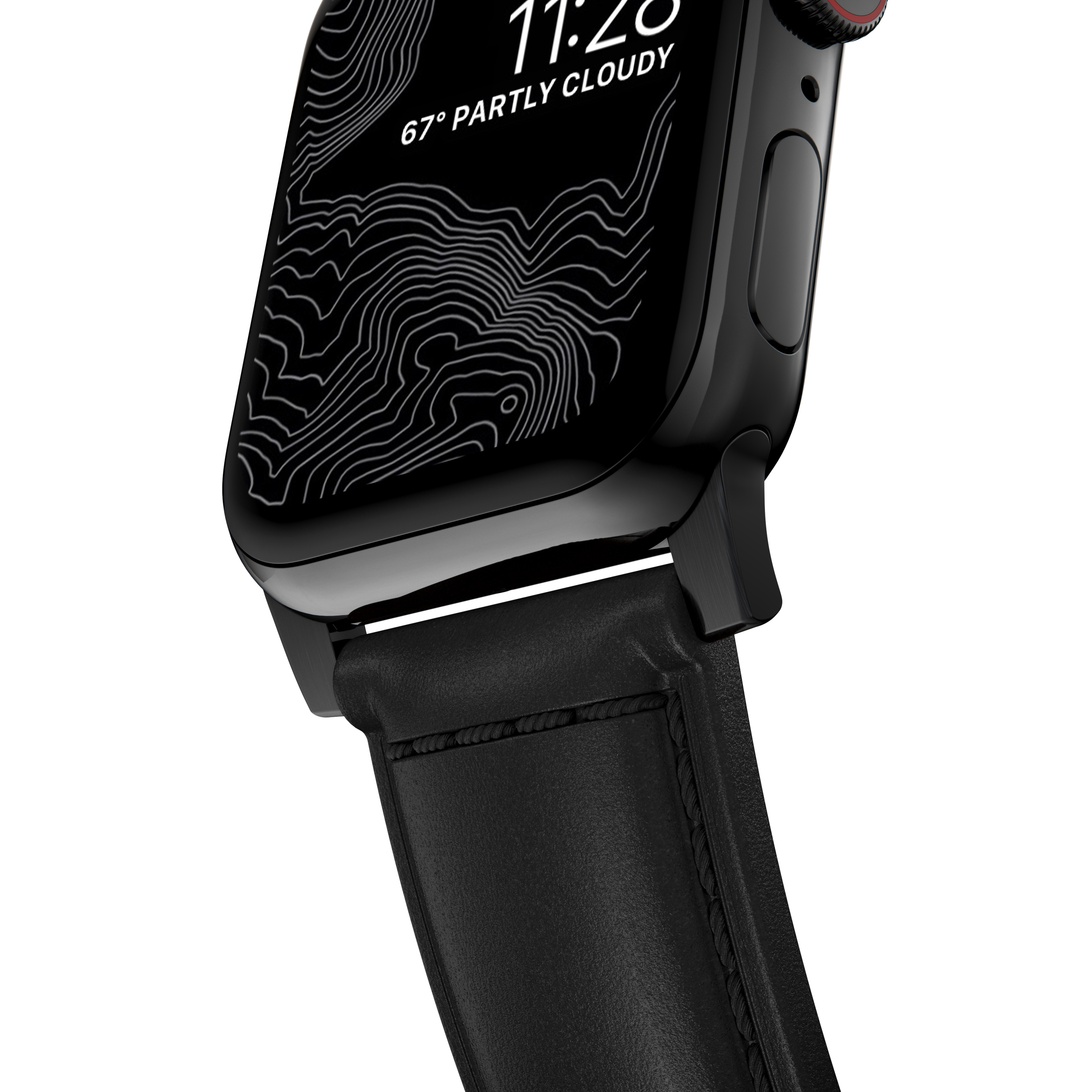 Traditional Band Apple Watch 38mm Black (Black Hardware)