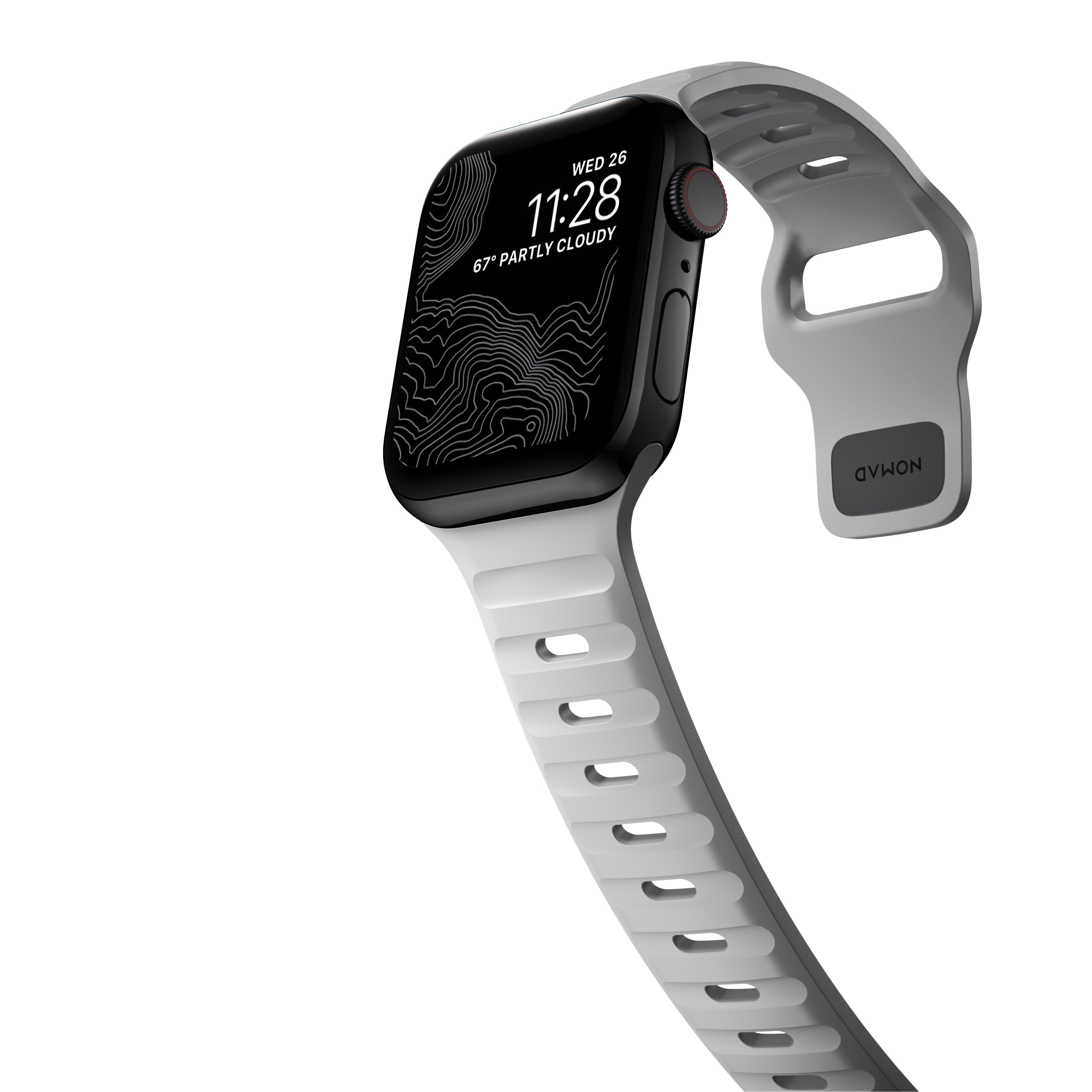 Apple Watch 42mm Sport Band Lunar Gray