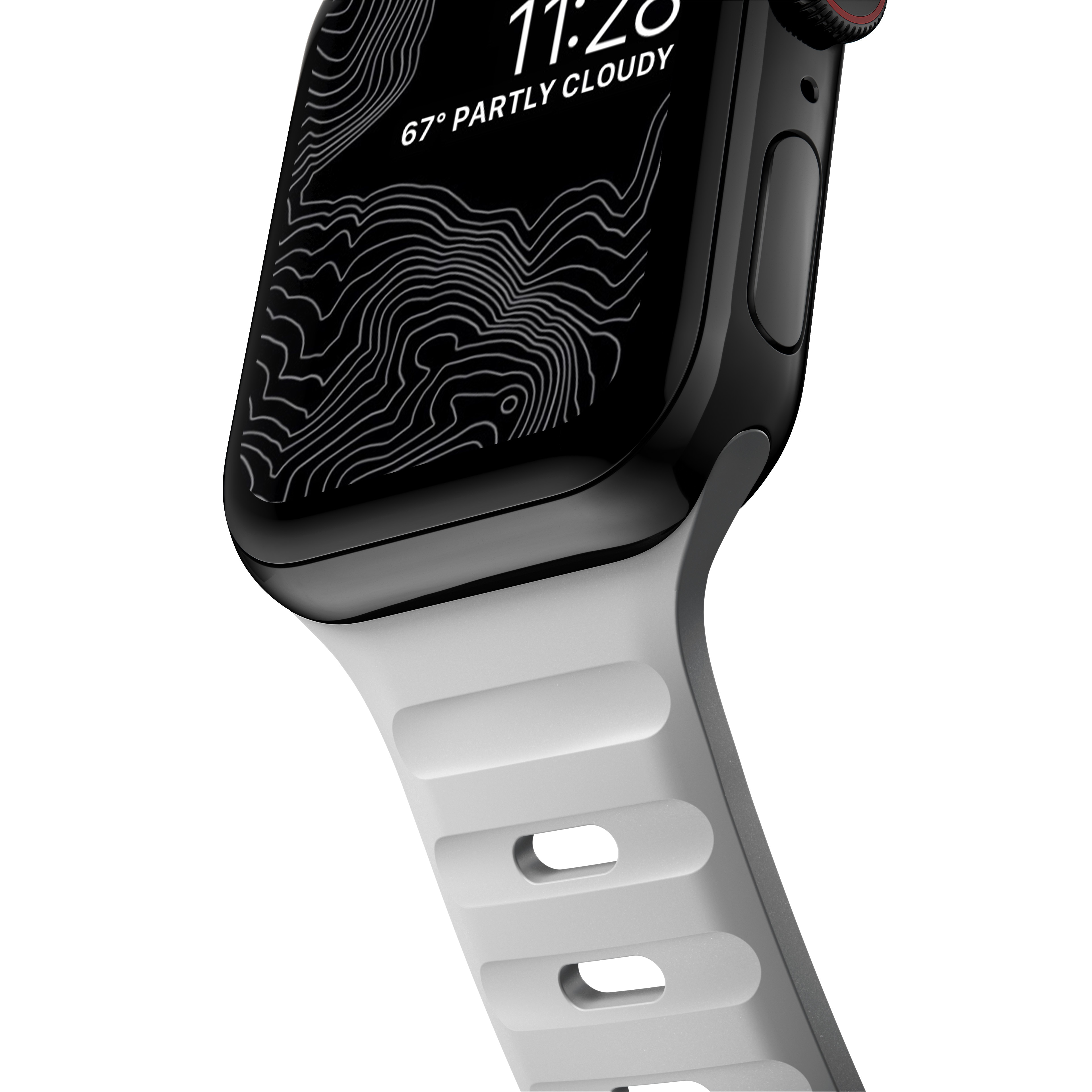 Apple Watch SE 44mm Sport Band Lunar Gray