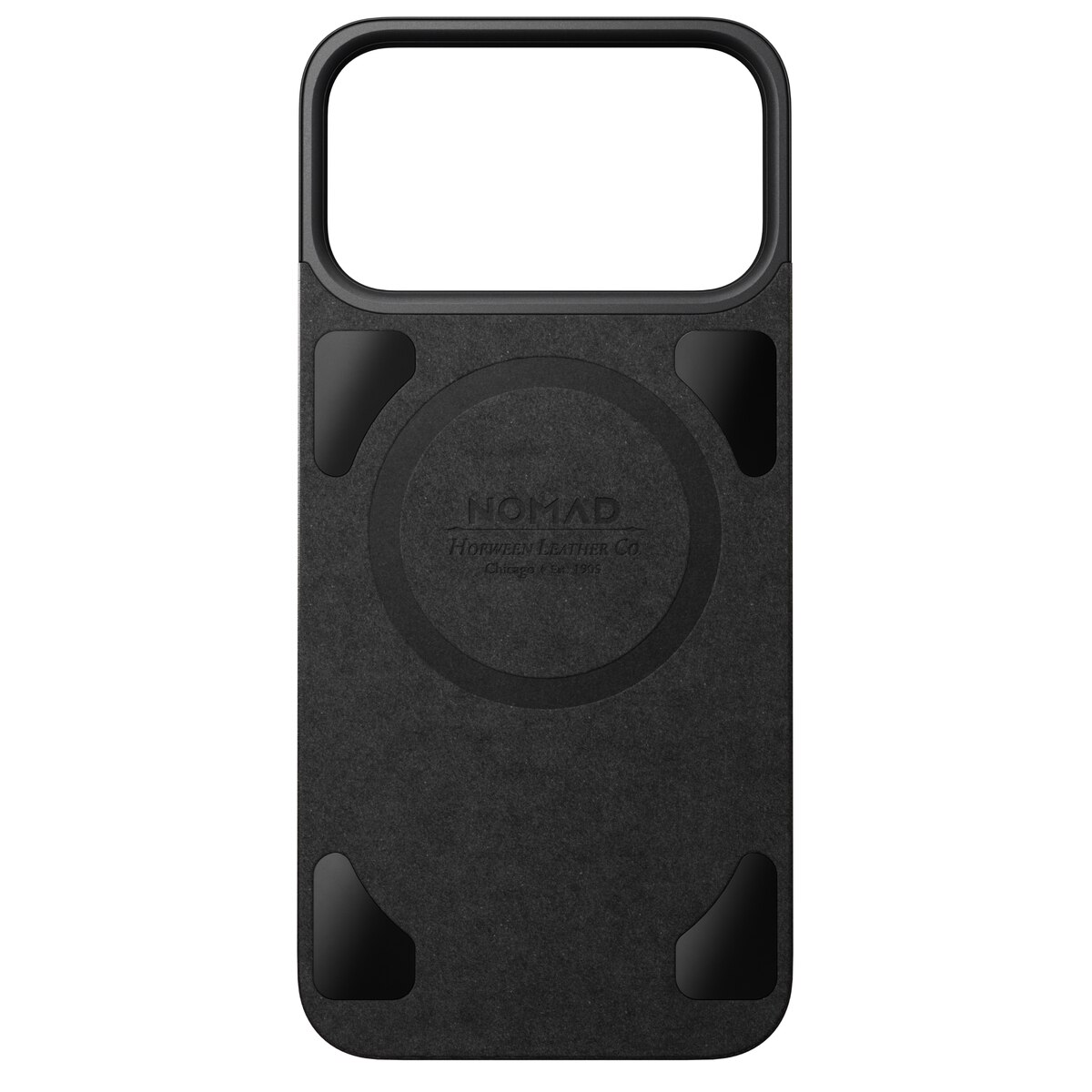 iPhone 17 Pro Max Magnetic Leather Back Black