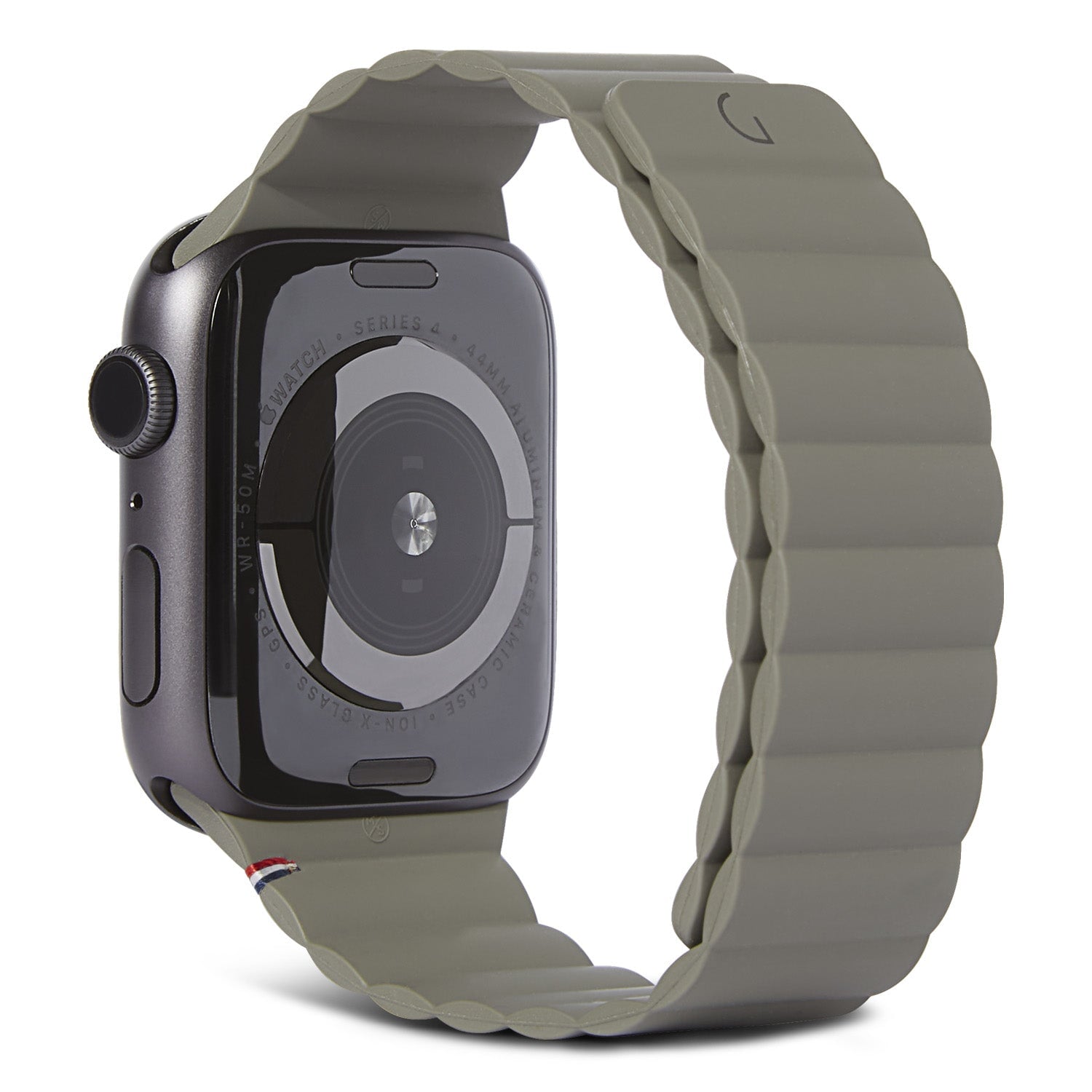 Silicone Magnetic Traction Strap Lite Apple Watch 45mm Series 7 Olive