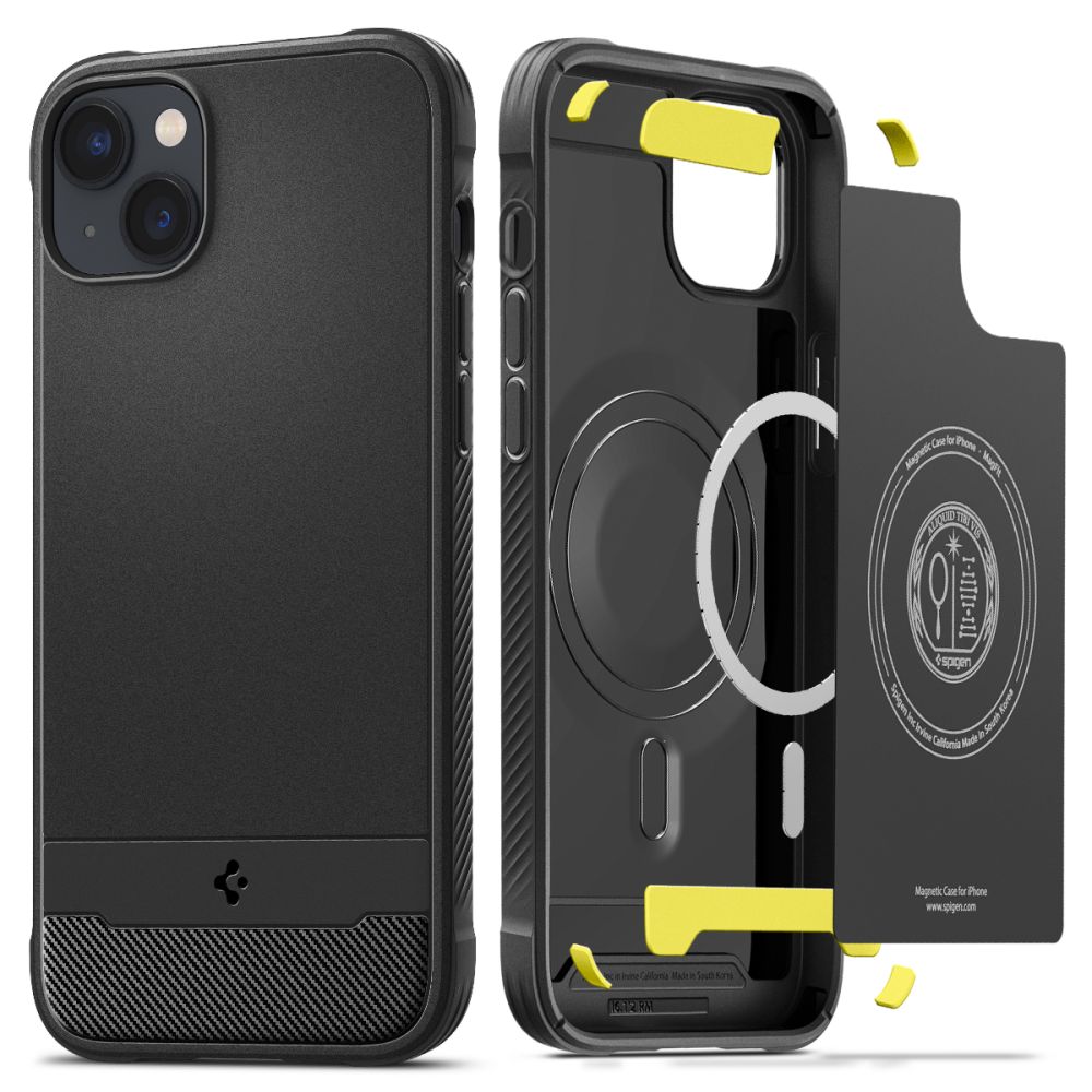 iPhone 14 Plus Case Rugged Armor Mag Black