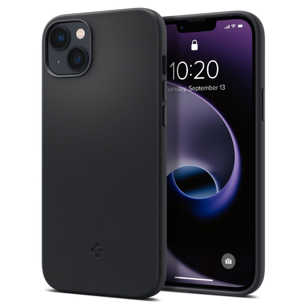 iPhone 14 Case Silicone Fit Mag Black