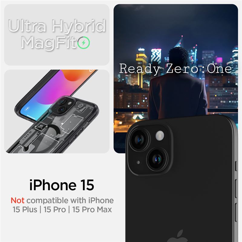 Case Ultra Hybrid MagSafe iPhone 15 Zero One