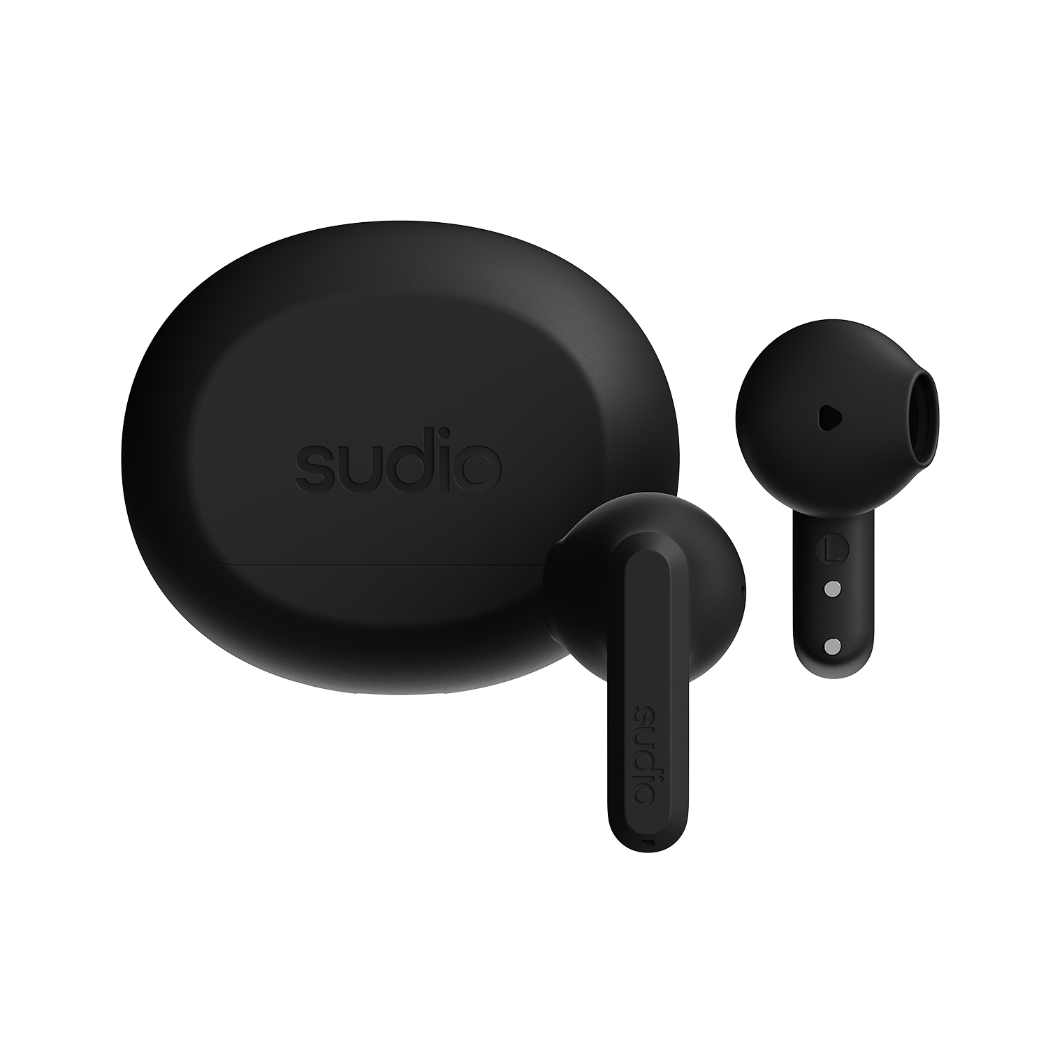 A3 Trådløse In-ear Hodetelefoner Svart