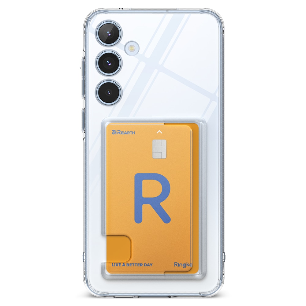 Fusion Card Case Samsung Galaxy A55 Gjennomsiktig