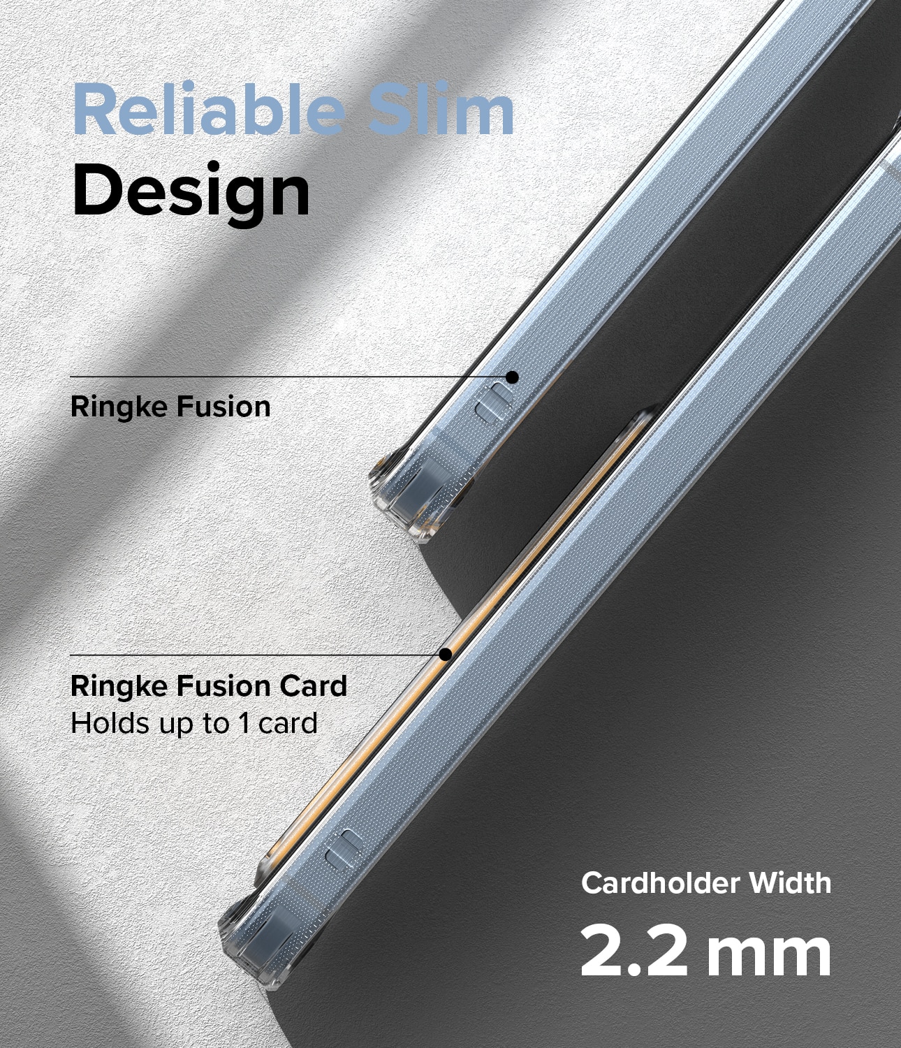 Fusion Card Case Samsung Galaxy A55 Gjennomsiktig