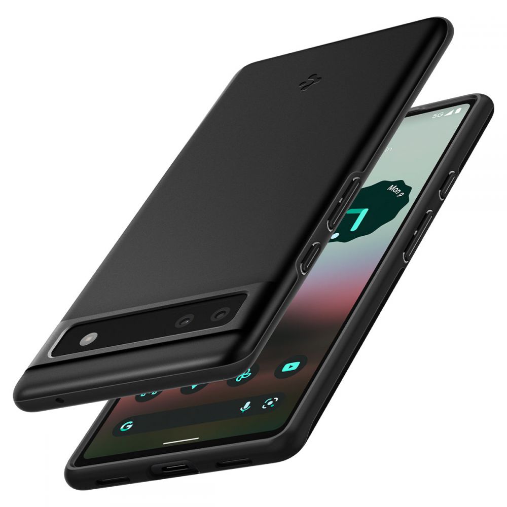 Google Pixel 6a Case Thin Fit Black