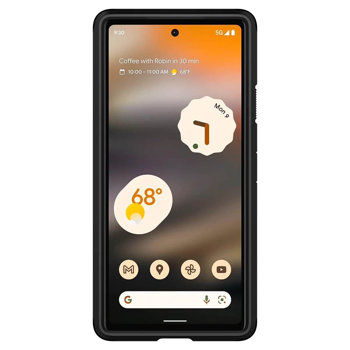 Google Pixel 6a Case Tough Armor Black