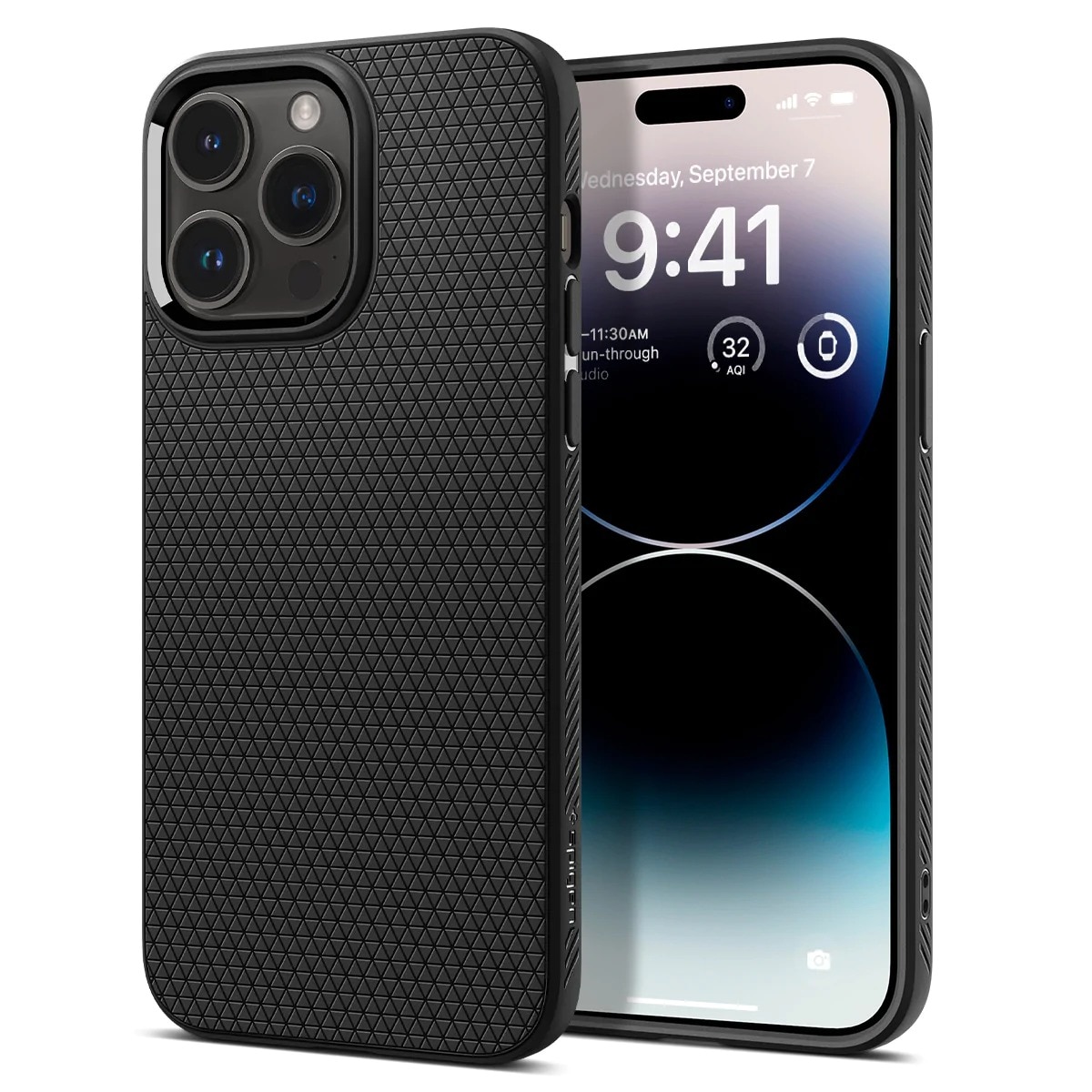 iPhone 14 Pro Max Case Liquid Air Black