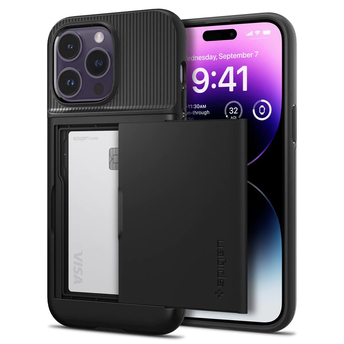 iPhone 14 Pro Case Slim Armor CS Black