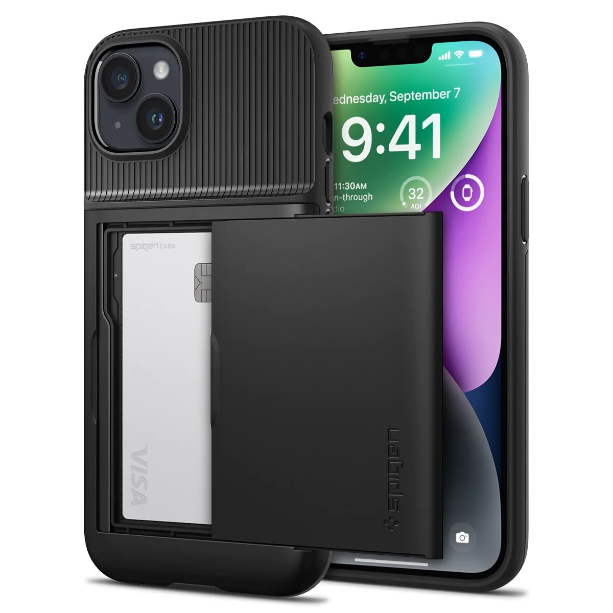 iPhone 14 Plus Case Slim Armor CS Black