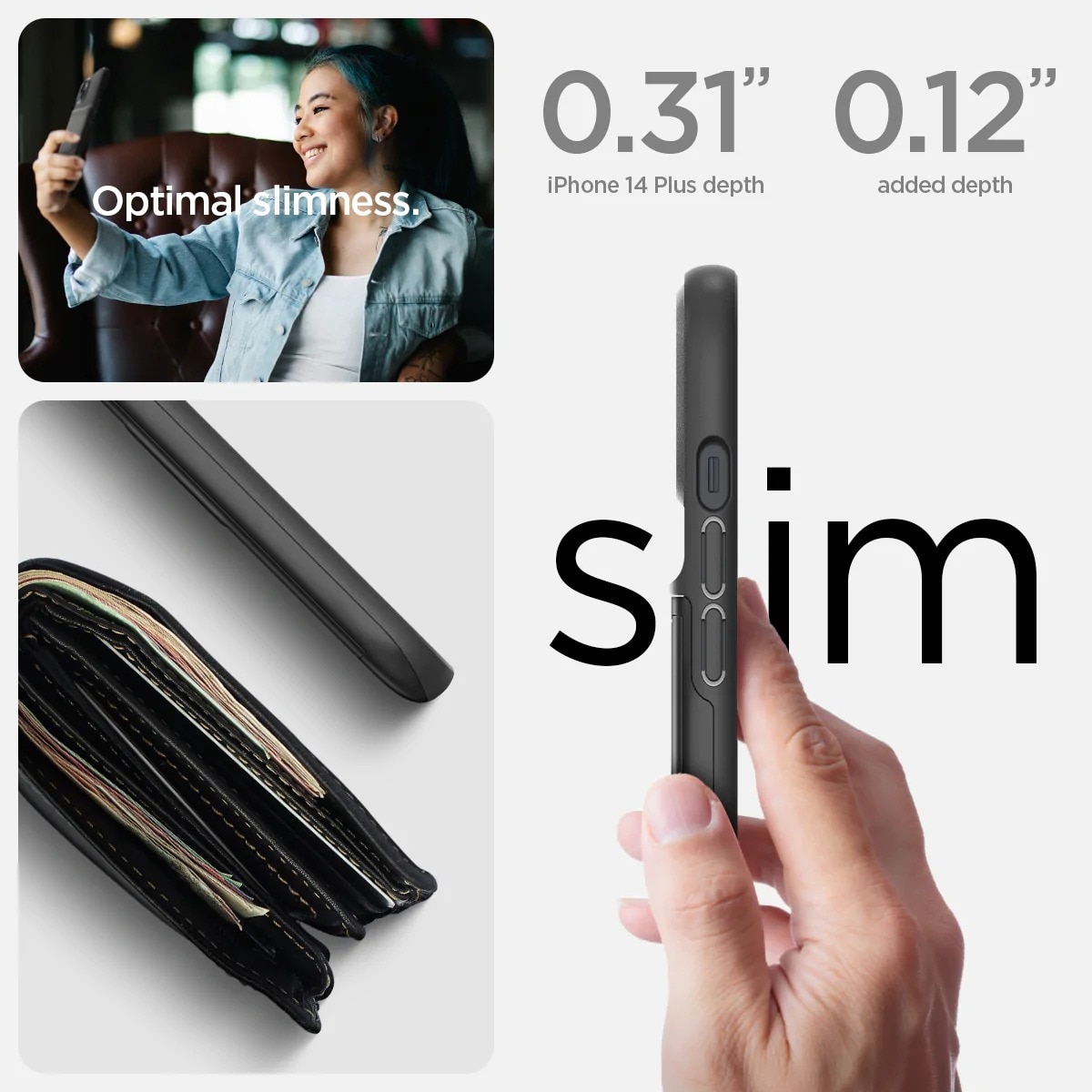 iPhone 14 Case Slim Armor CS Black